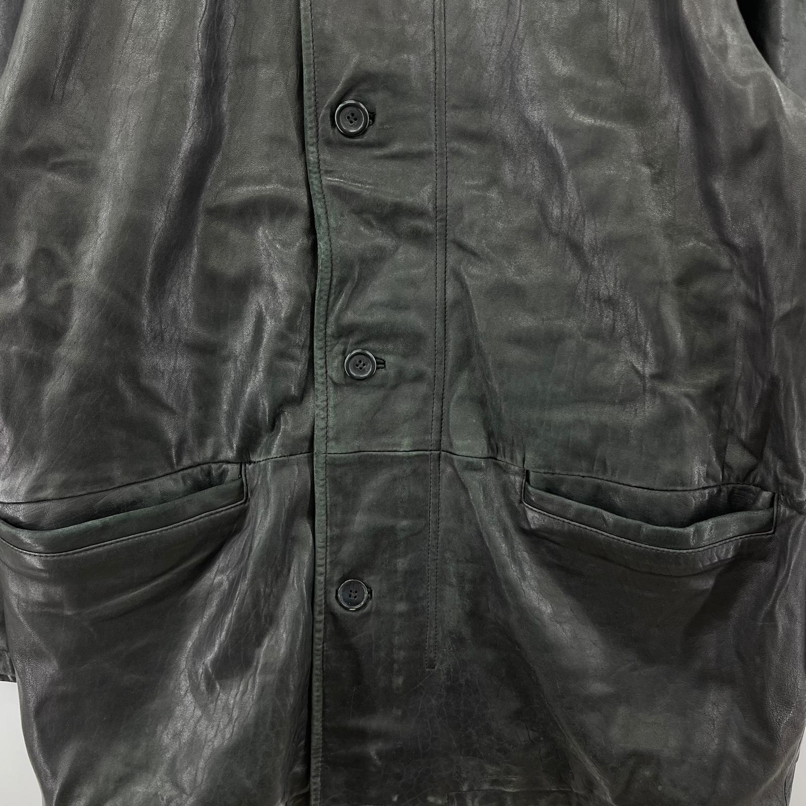 レザージャケット GIORGIO レザーコート ブラック ブラック