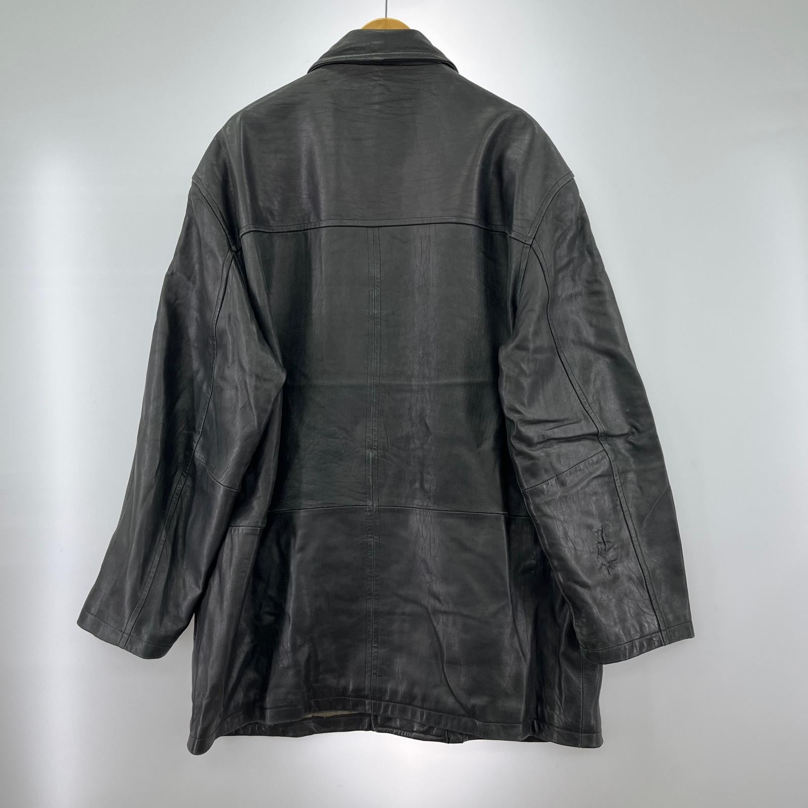 レザージャケット GIORGIO レザーコート ブラック ブラック