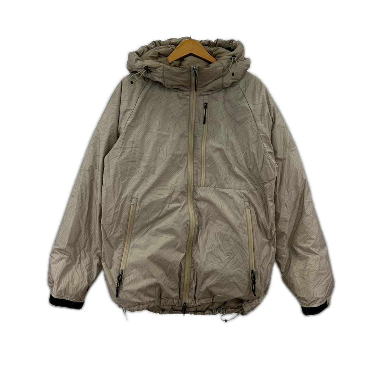 ダウンジャケット NANGA AURORA DOWN JACKET オーロラダウンジャケット XL 総柄 ベージュ