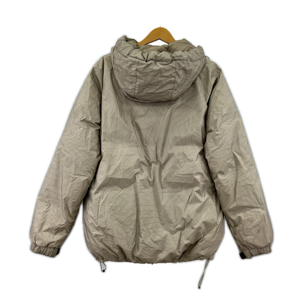 ダウンジャケット NANGA AURORA DOWN JACKET オーロラダウンジャケット XL 総柄 ベージュ