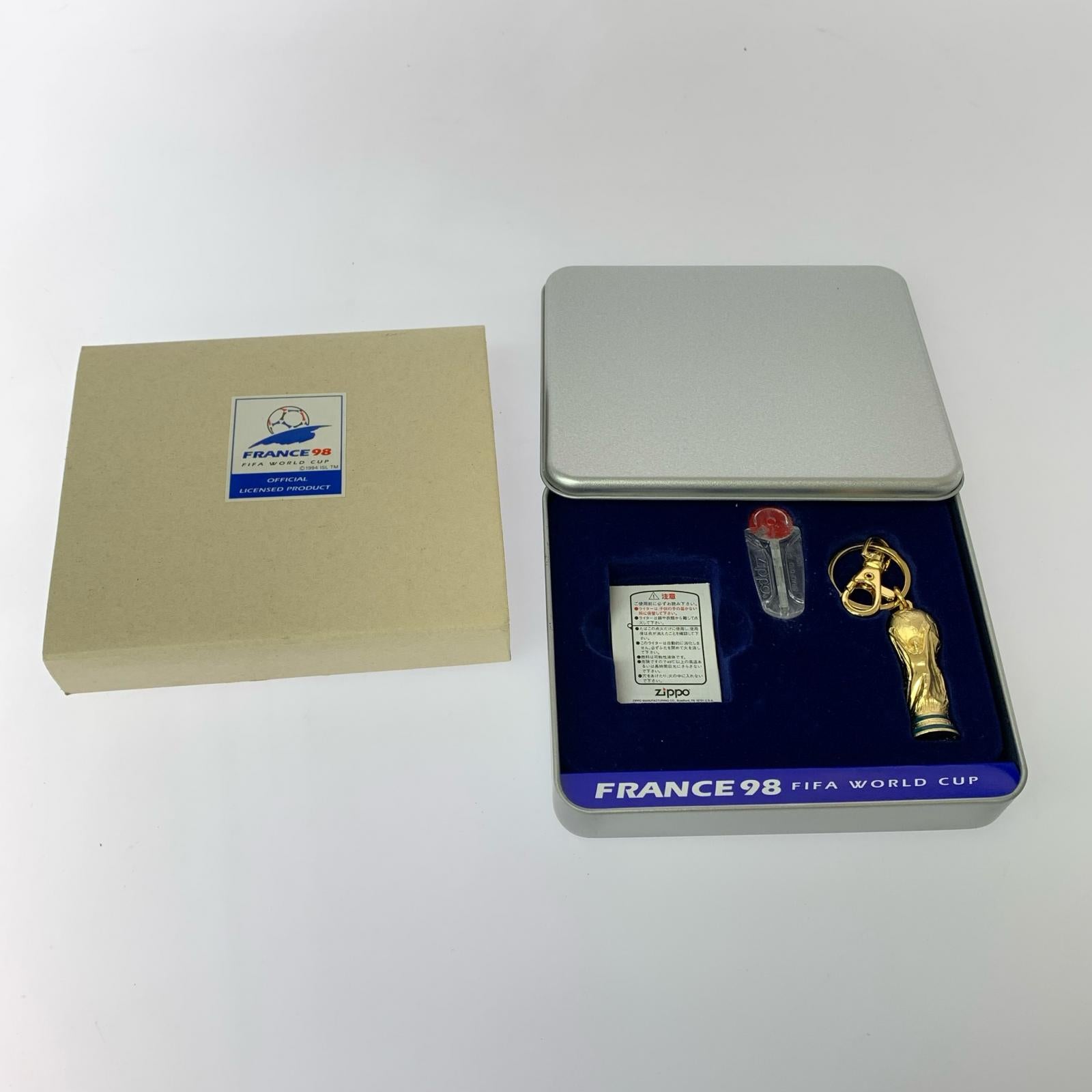 ライター 1998FIFA ワールドカップ 記念ZIPPO セット シルバー