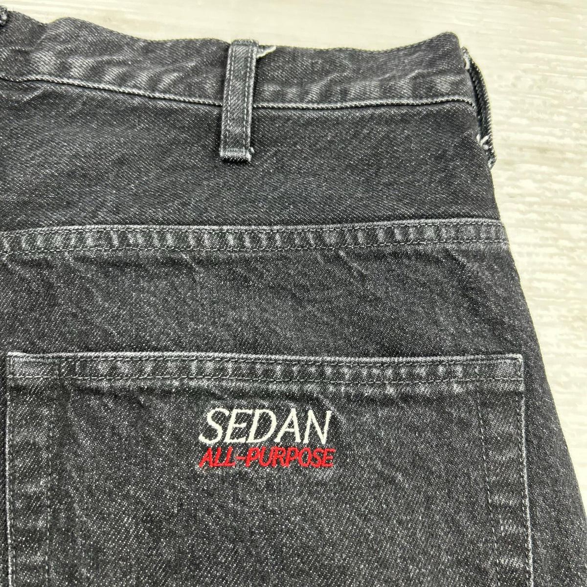 デニムパンツ SEDAN ALL-PURPOSE Classic Fit Jeans L ブラック