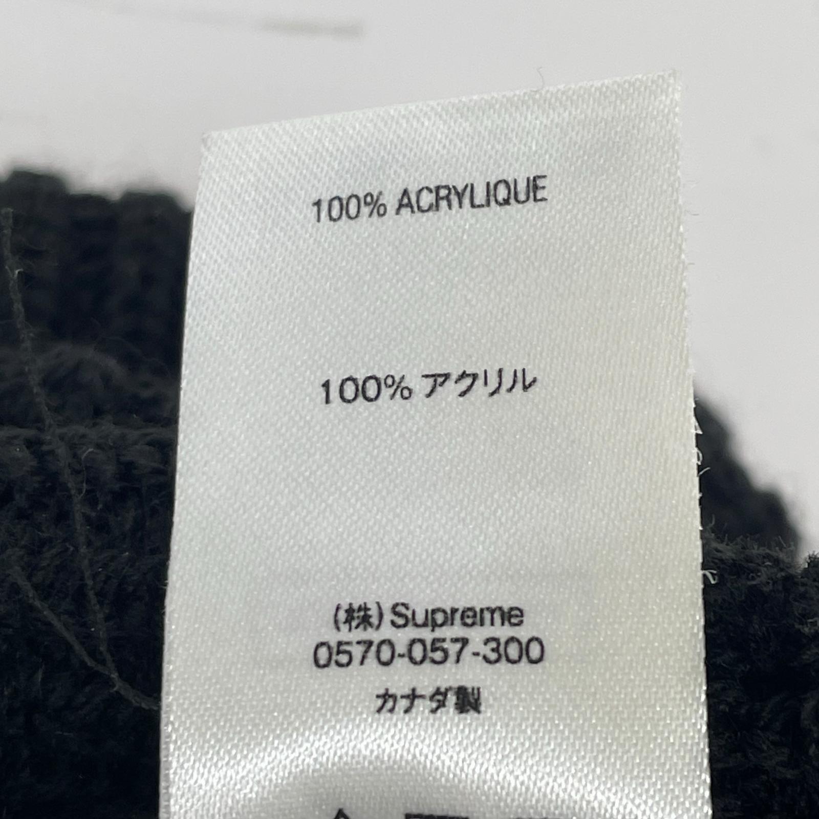 ニットキャップ loose gauge beanie BLK ブラック