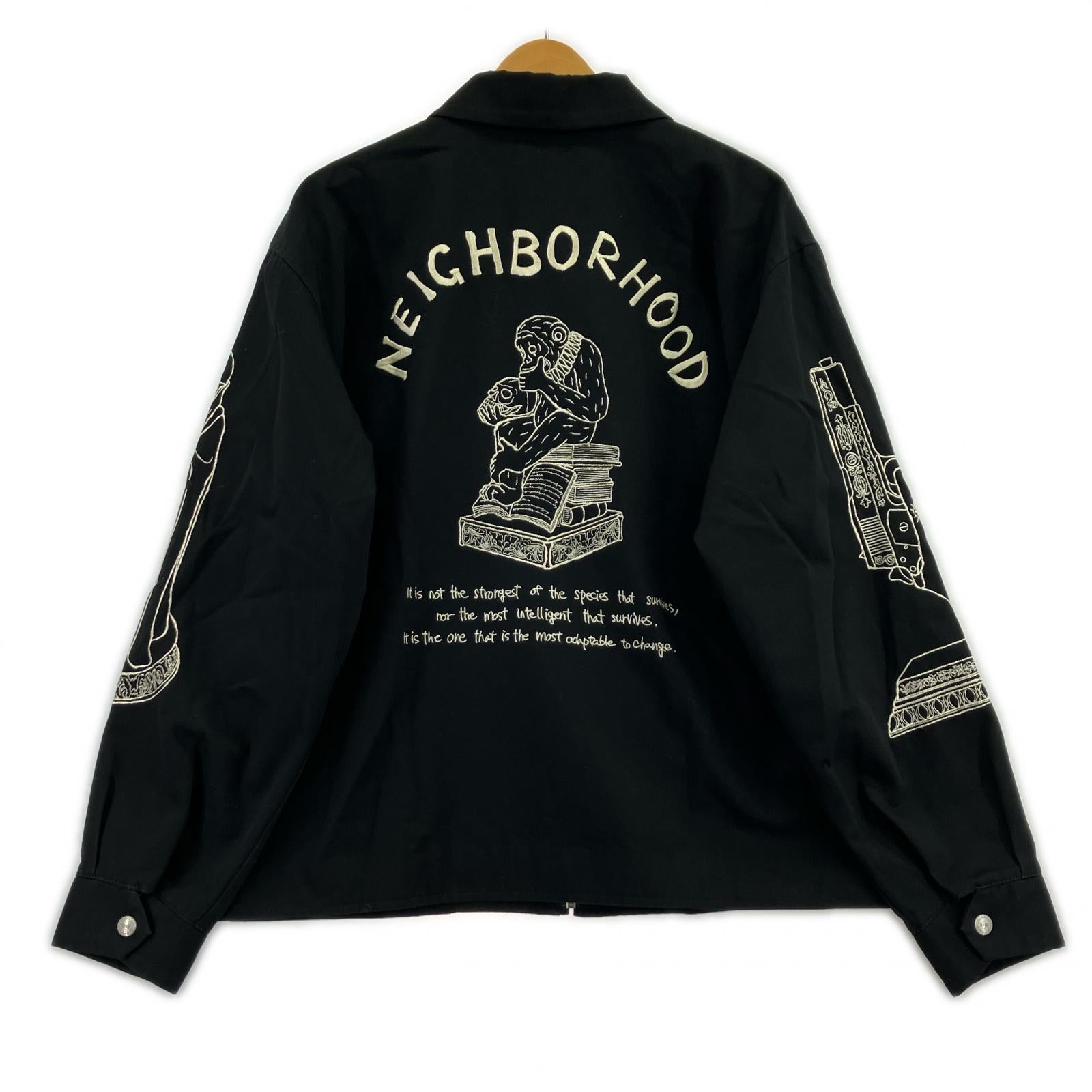 ジャケット NEIGHBORHOOD 26SS SOUVENIR JACKET スーベニアジャケット M ブラック M ブラック