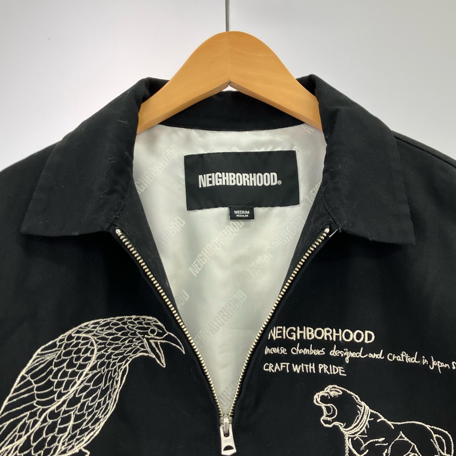 ジャケット NEIGHBORHOOD 26SS SOUVENIR JACKET スーベニアジャケット M ブラック M ブラック