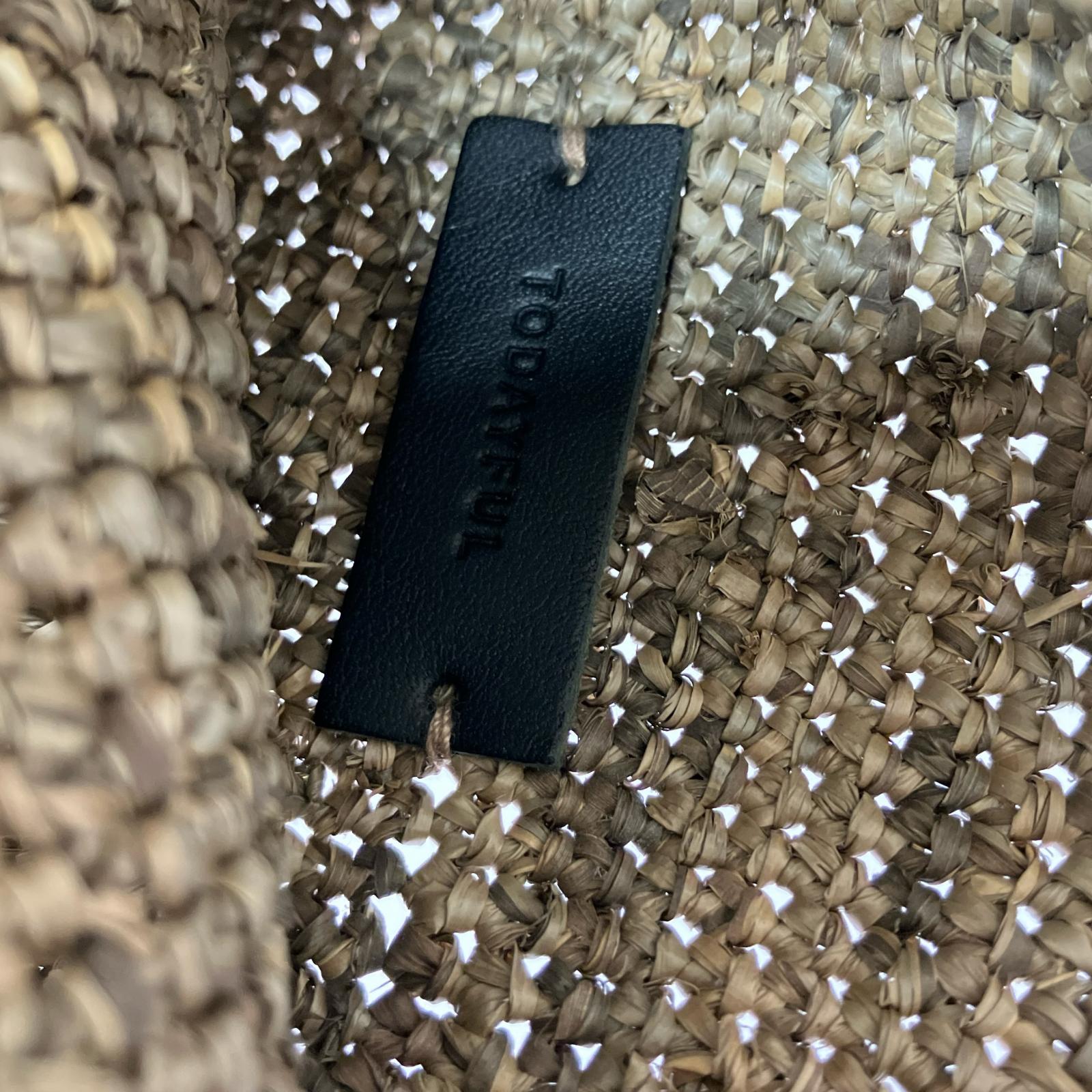ショルダーバッグ Raffia shouder bag ブラウン ブラウン