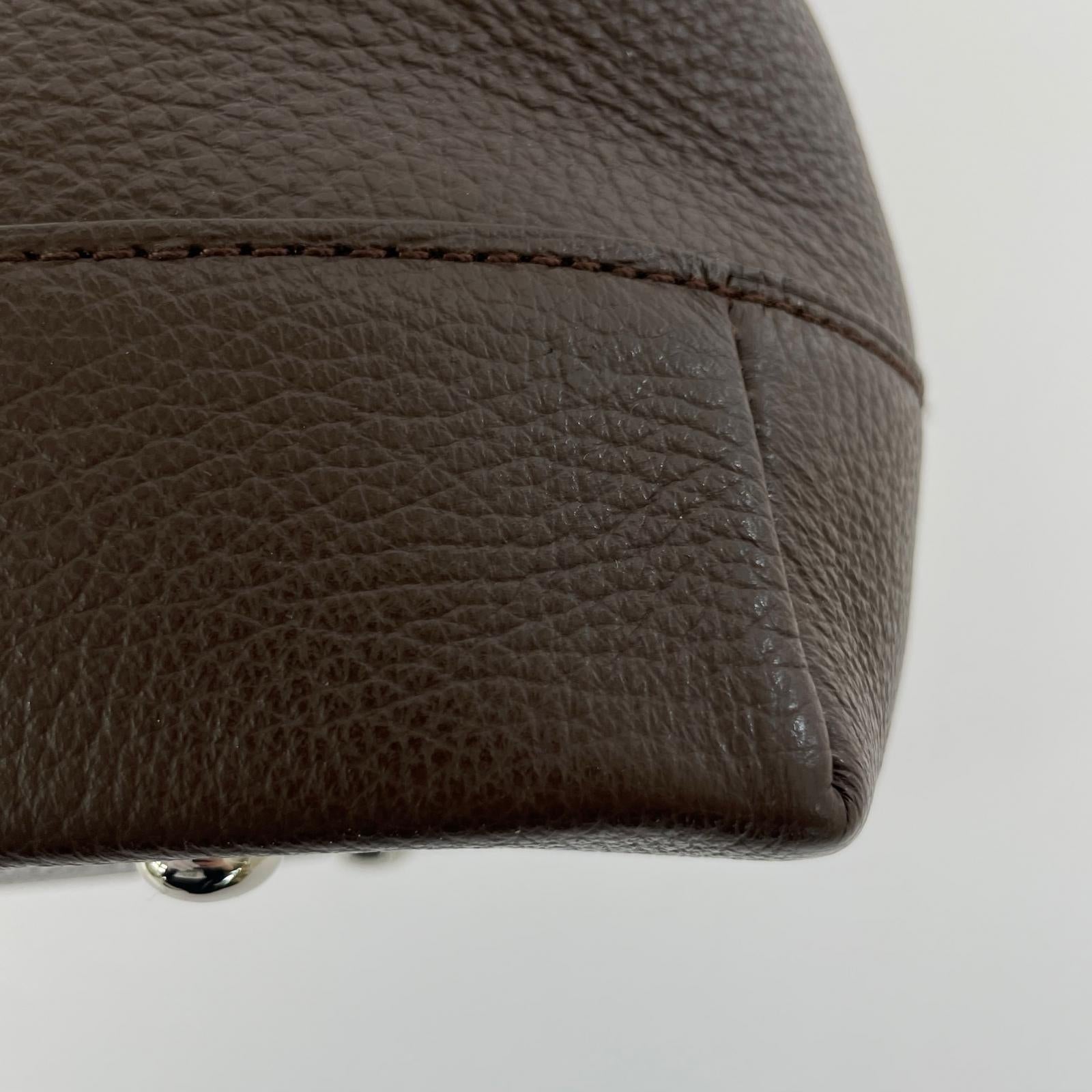 ブリーフケース CHAMBORD SELLIER LILLE BRIEF ハンドバッグ ブラウン