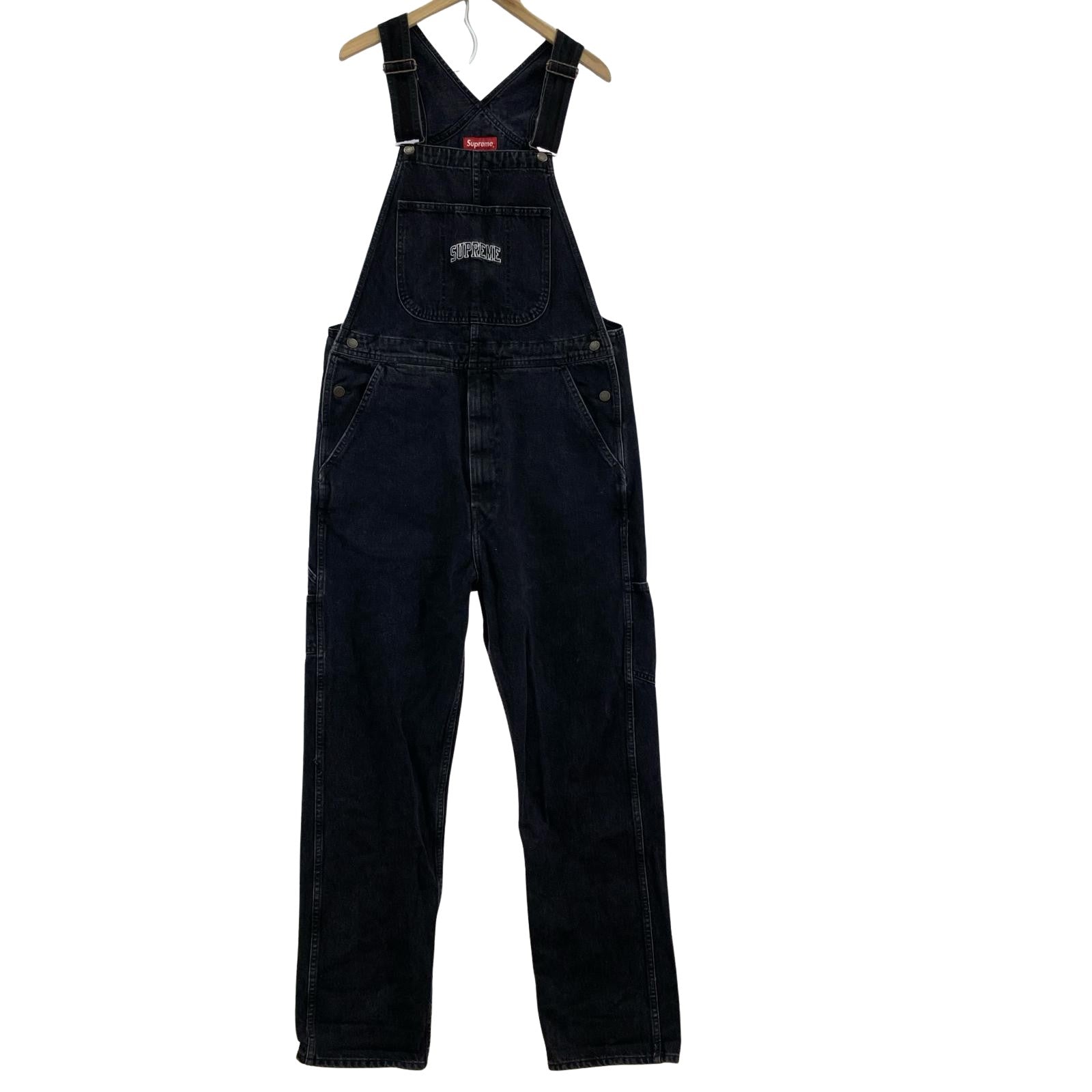 オーバーオール 22AW/Cargo Denim Overalls/M ブラック