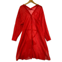 長袖シャツ loungedress シャツ フリー レッド