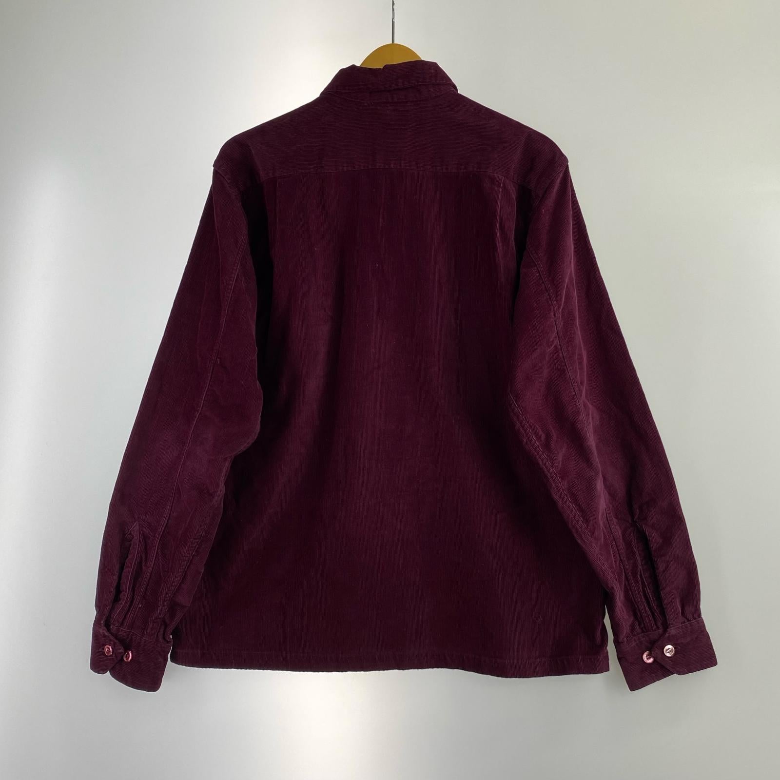 長袖シャツ 50s Pilgrim コーデュロイシャツ ワインレッド
