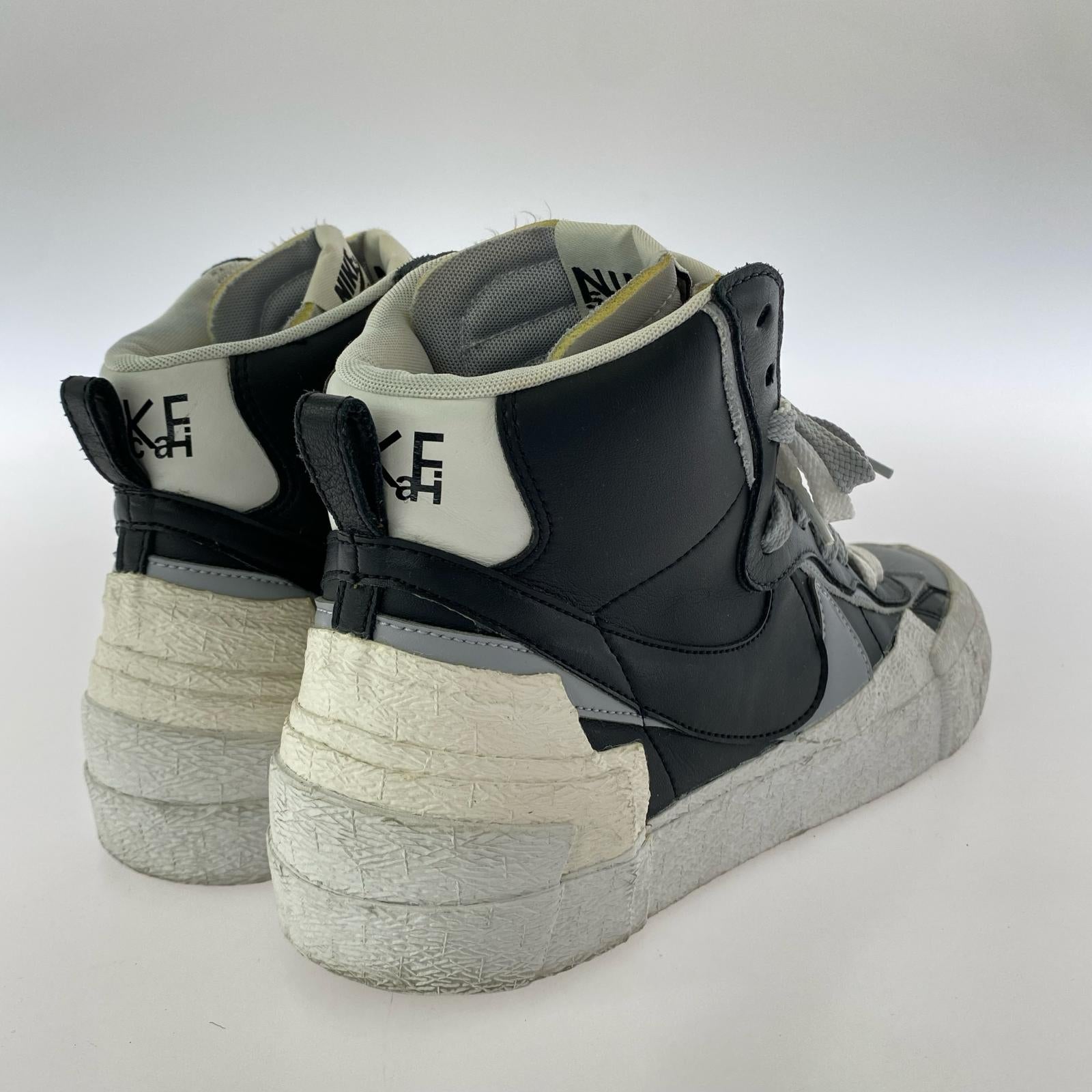 スニーカー × sacai BLAZER MID BLACK/WOLF GREY 29cm (US11 UK10 1/2 EU48)