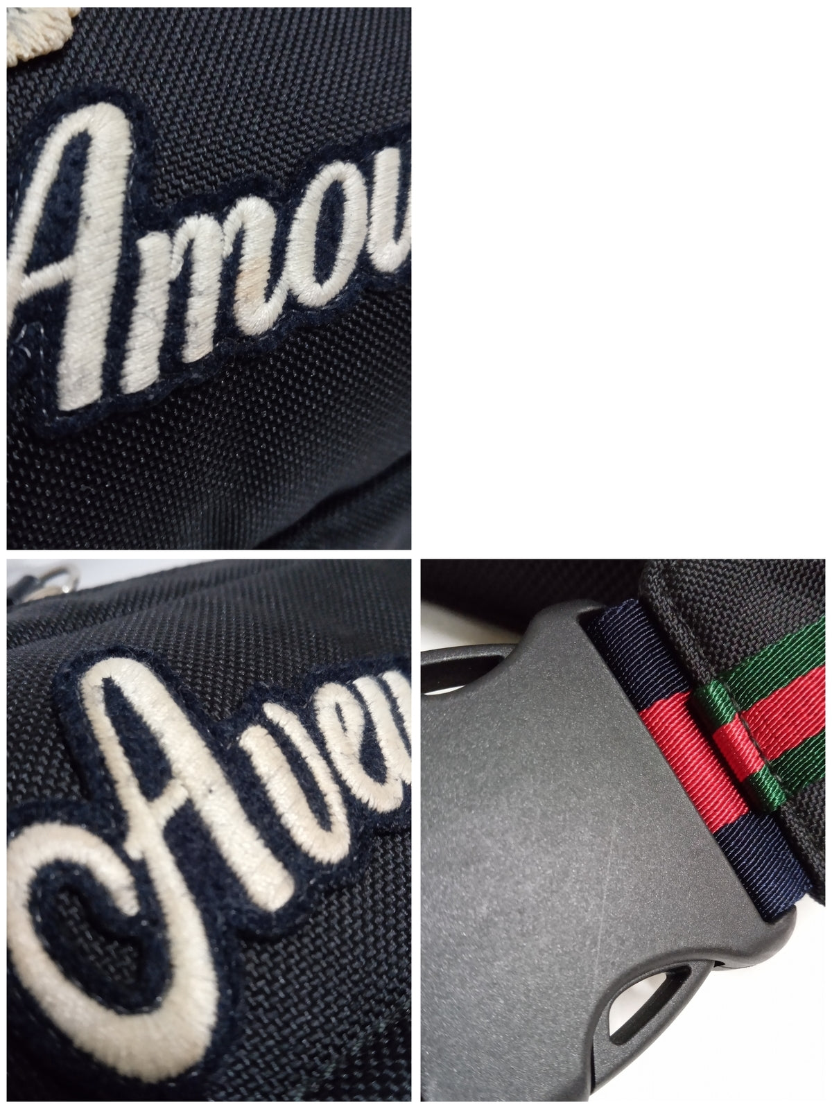 GUCCI/タイガー エンブロイダリー ボディバッグ