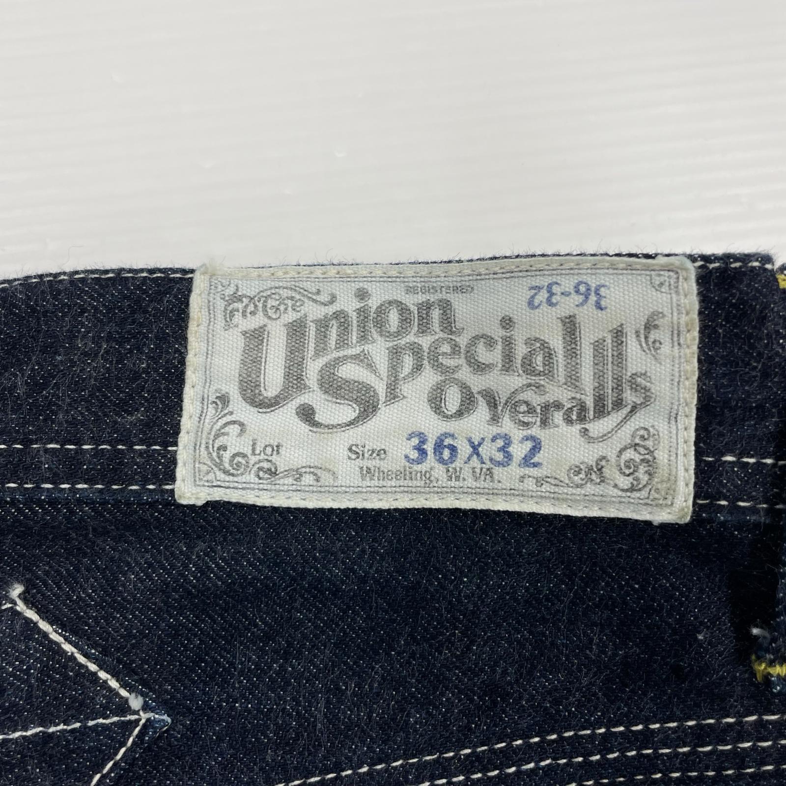 デニムパンツ DERRICKMAN OVERALLS 13.5oz 36 ネイビー