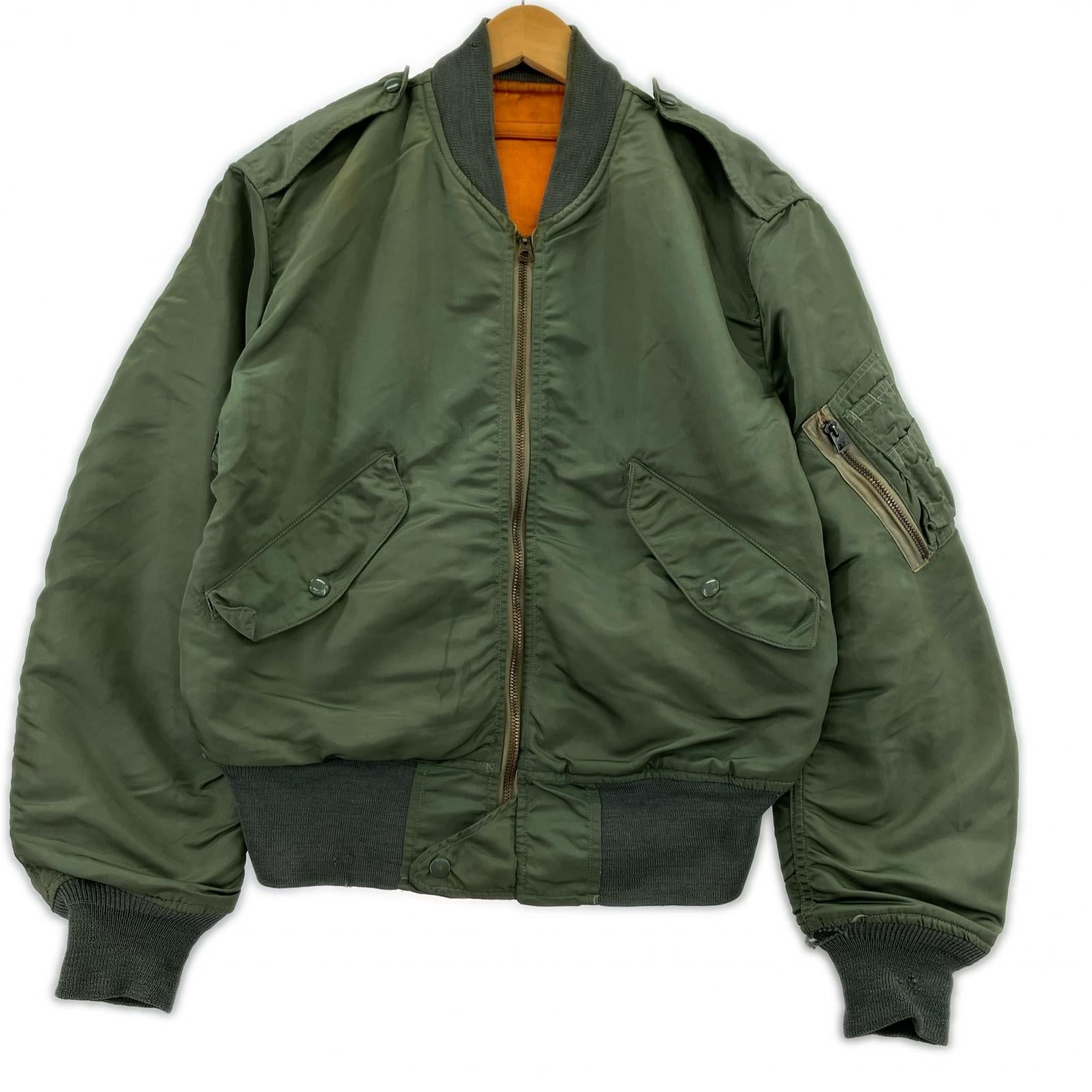 ミリタリージャケット 60s 米軍実物 61年会計 SKYLINE CLOTHING社 L-2B (M) M カーキ