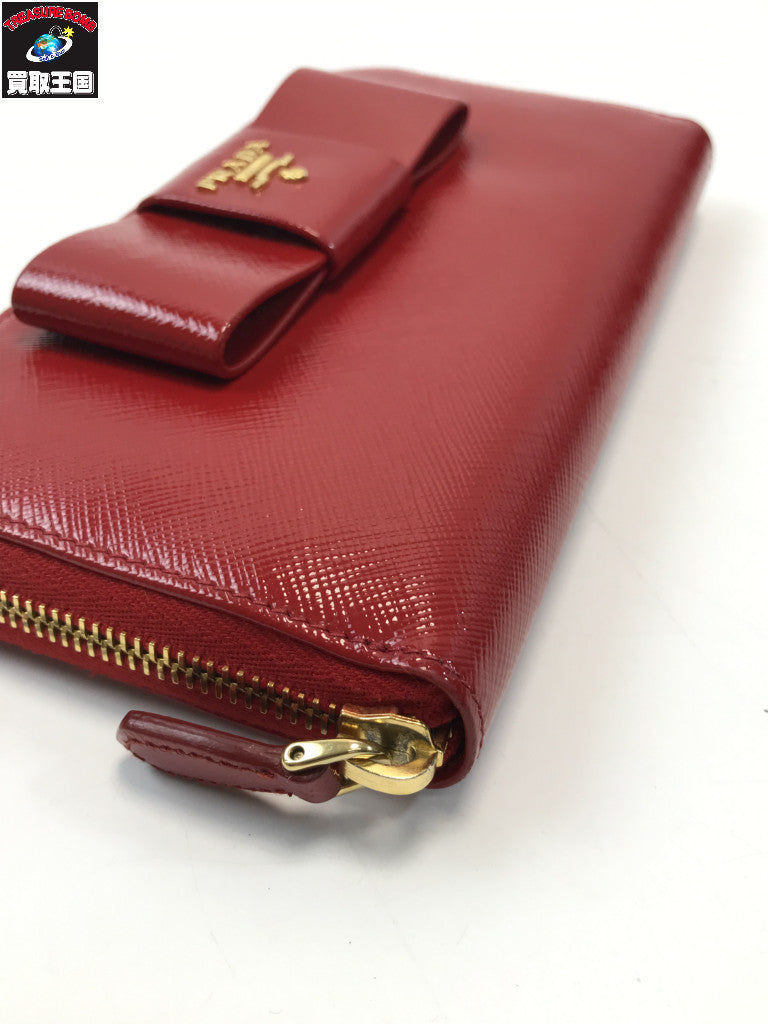 PRADA/ラウンドファスナー/財布
