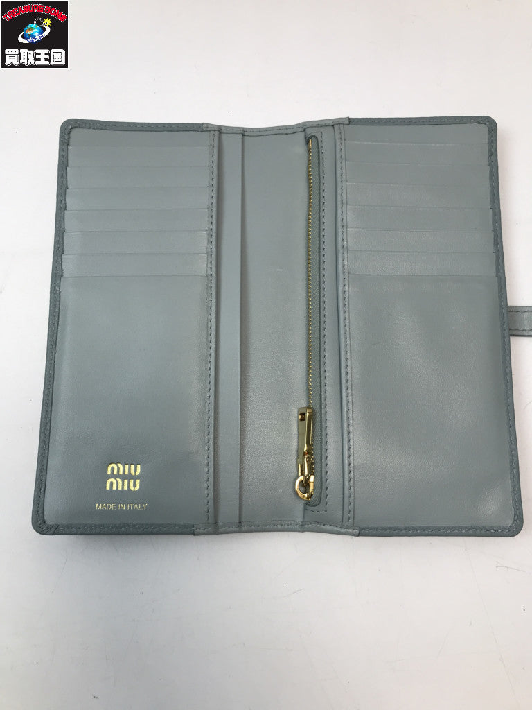 miumiu/ロゴ/レザー/財布