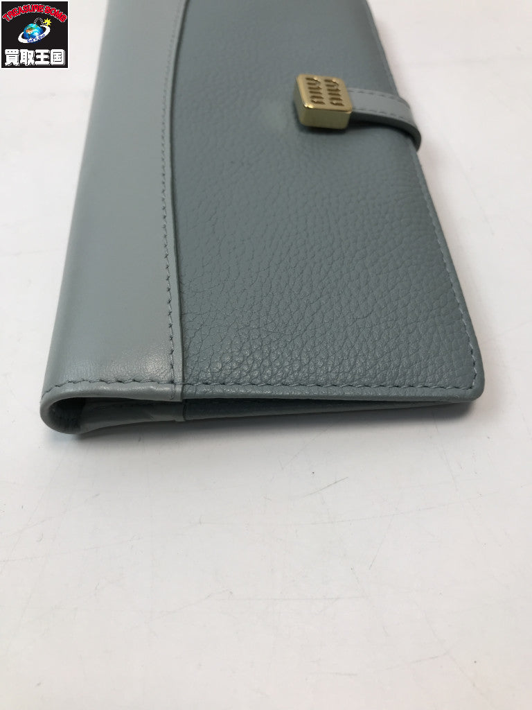 miumiu/ロゴ/レザー/財布
