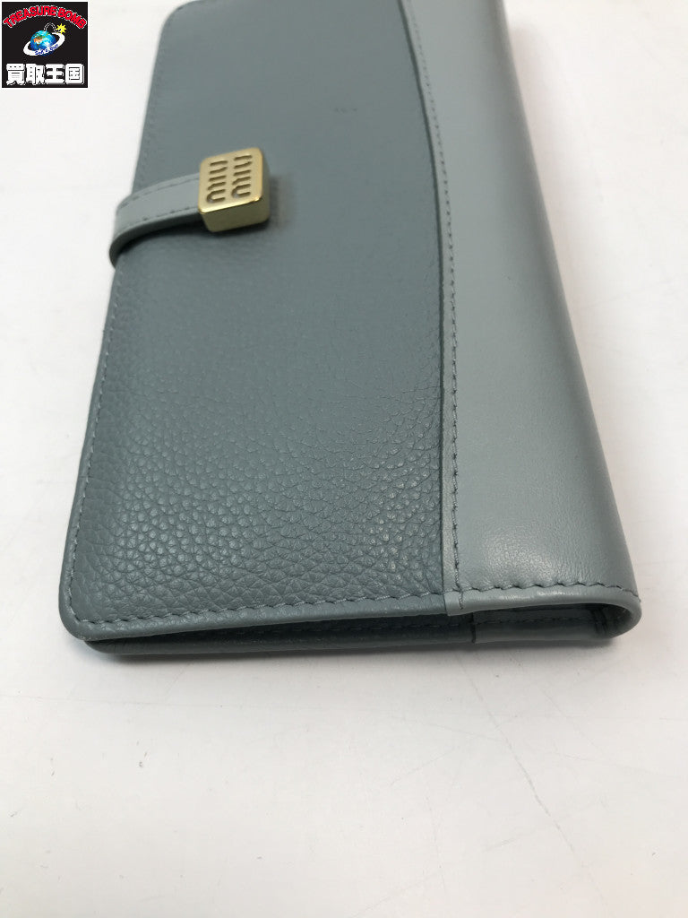 miumiu/ロゴ/レザー/財布
