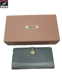 miumiu/ロゴ/レザー/財布