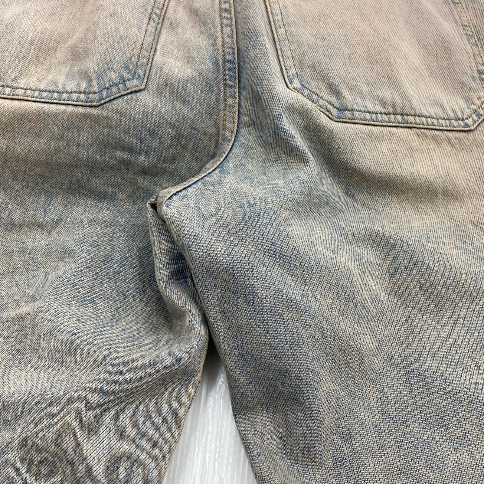 デニムパンツ DIESEL D-SIRE-CARGO-D 加工 カーゴデニムパンツ 23 L30 ブルー