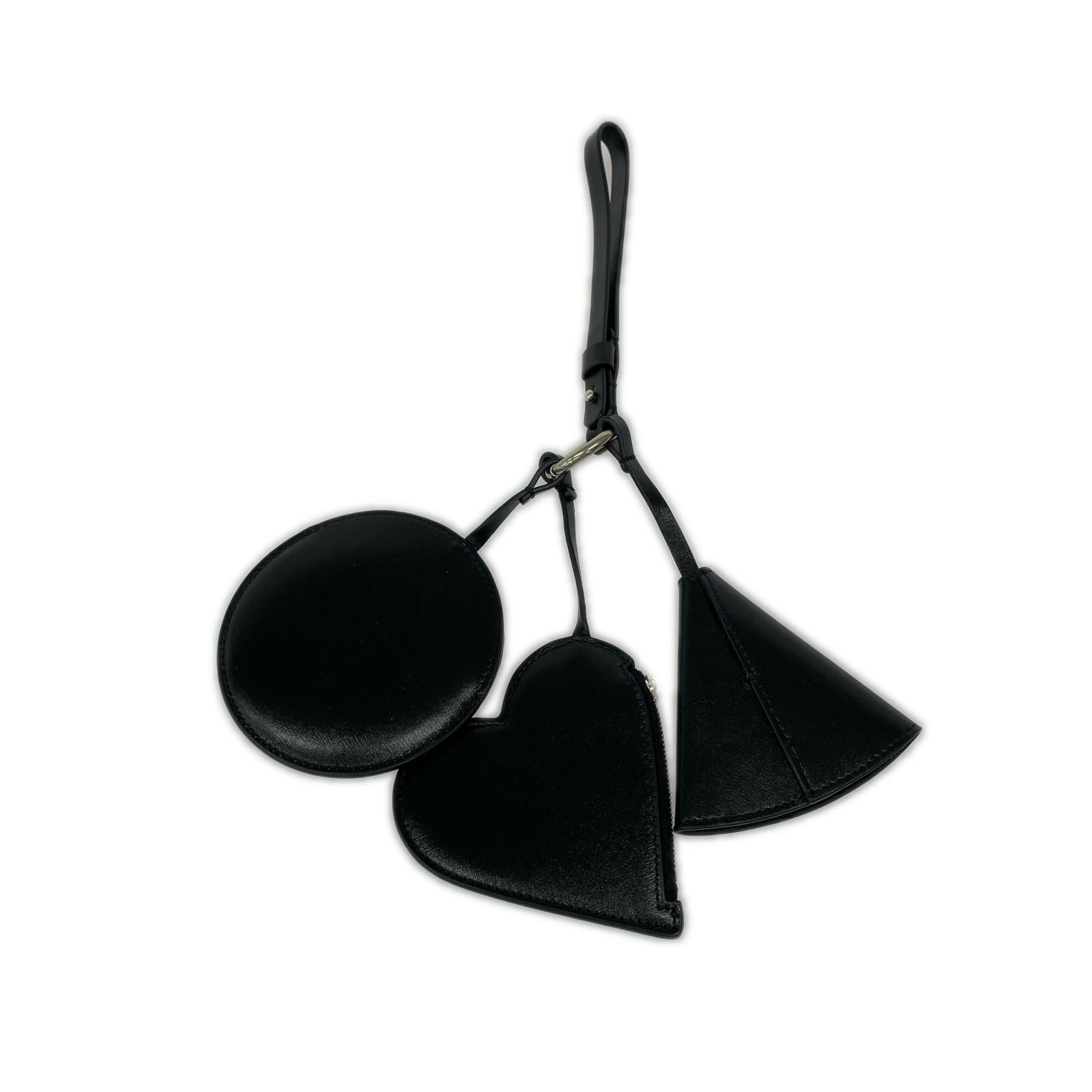 コインケース JIL SANDER Multi Pouch Keyring マルチポーチキーリング ブラック ブラック