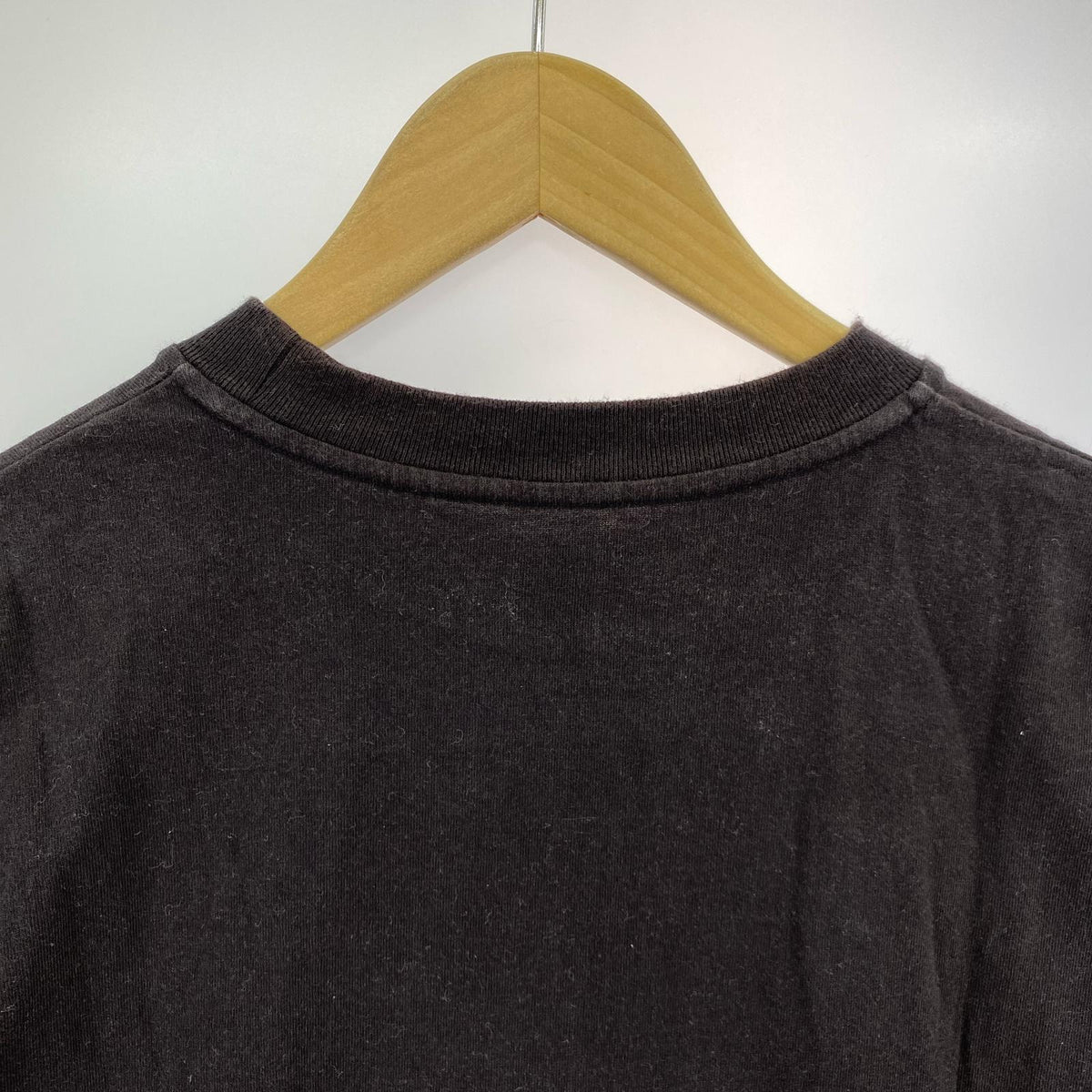 半袖Tシャツ ×MOUSSY ラインストーン ロゴ プリント フリー ブラック