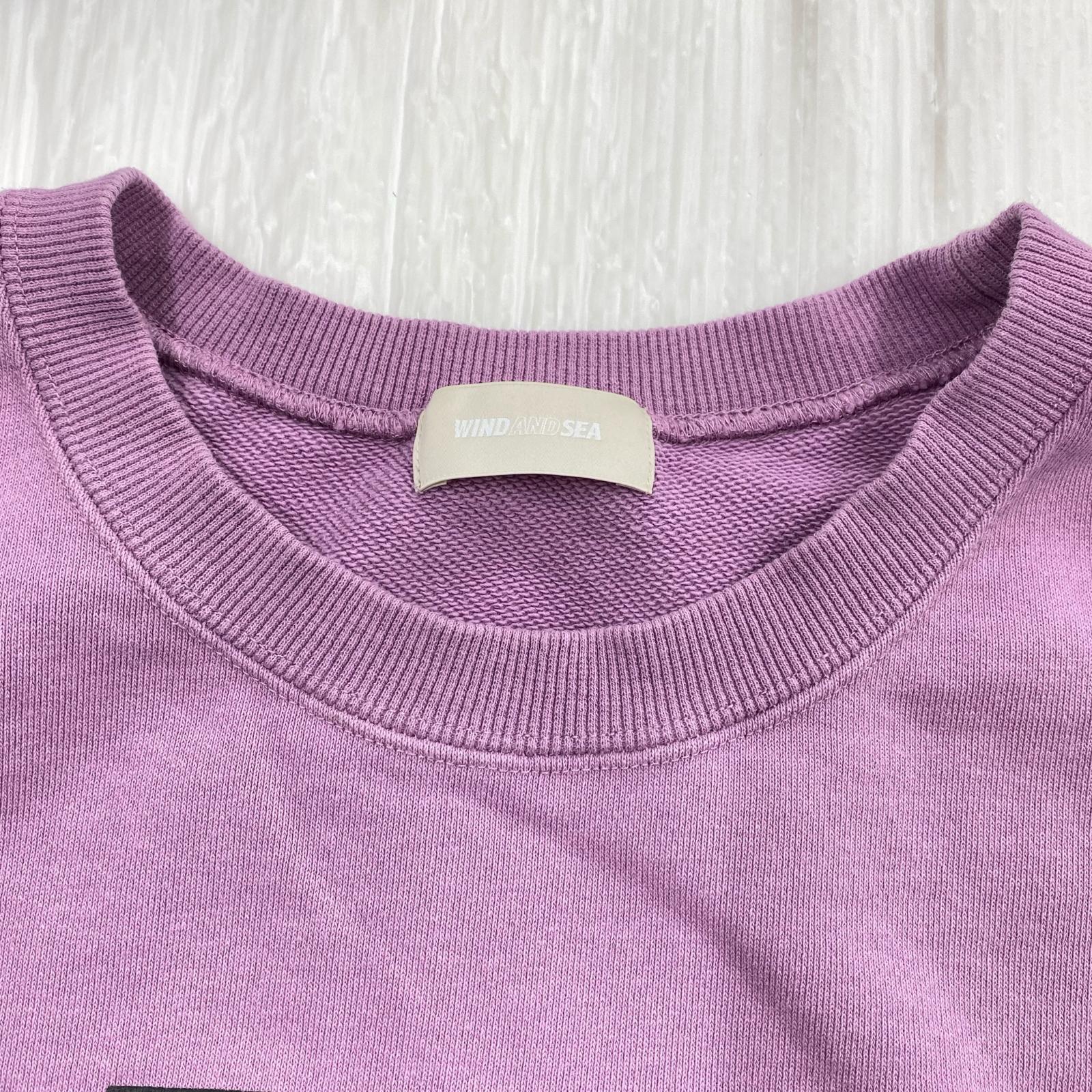 スウェット WIND AND SEA 22AW SEA CREW NECK クルーネックスウェット L パープル L パープル