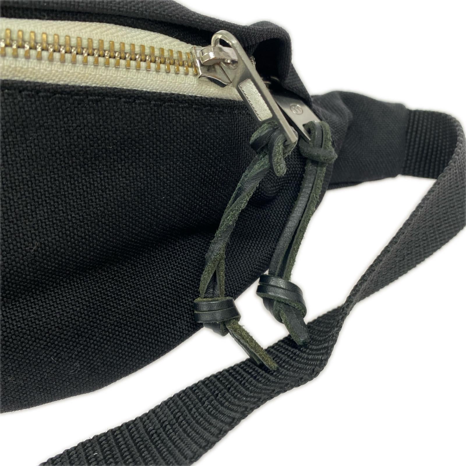 ショルダーバッグ MAISON MARGIELA STEREOTYPE FANNY PACK ウエストバッグ ブラック ブラック