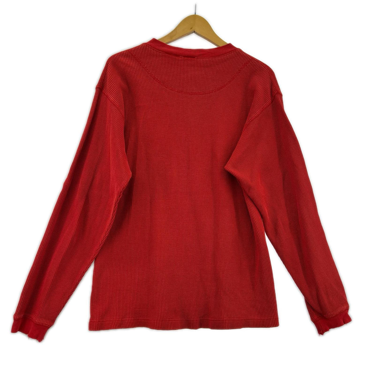 長袖Tシャツ Disney サーマル カットソー レッド S