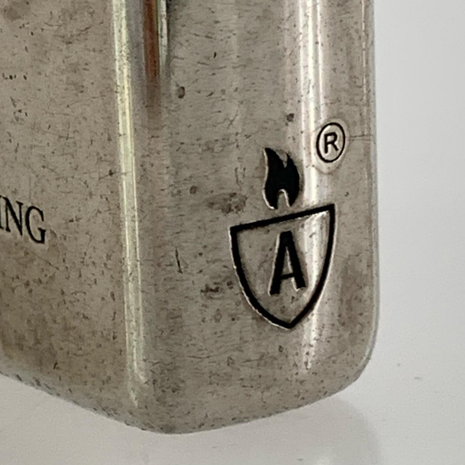 ライター 20年製 PLATINUM PLATING ARMOR CASE シルバー