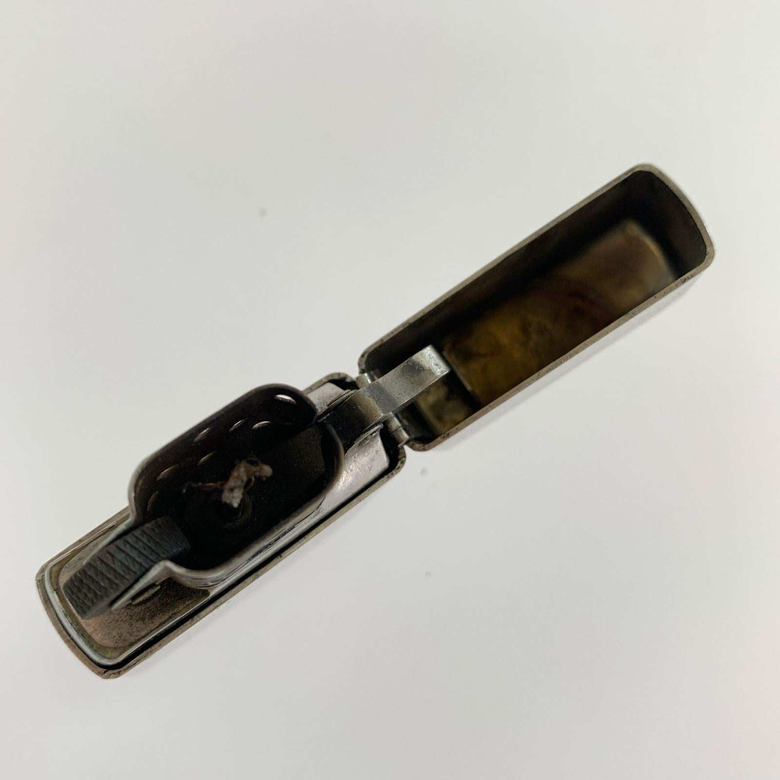 ライター 20年製 PLATINUM PLATING ARMOR CASE シルバー