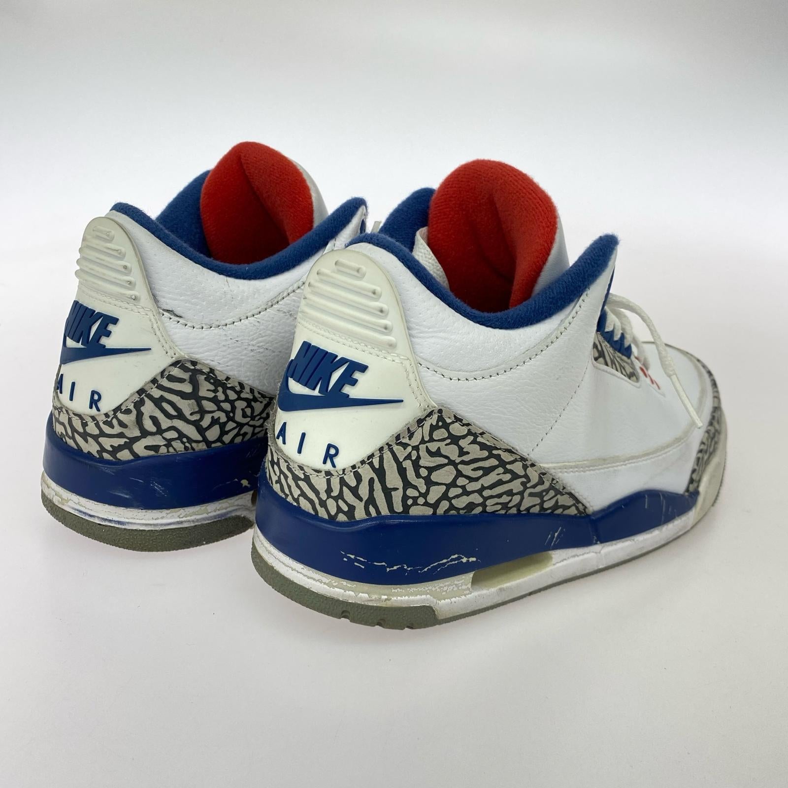 スニーカー AIR JORDAN 3 RETRO TRUE BLUE (26.5) 854262-106 26.5cm (US8 1/2 UK8 EU43) ホワイト
