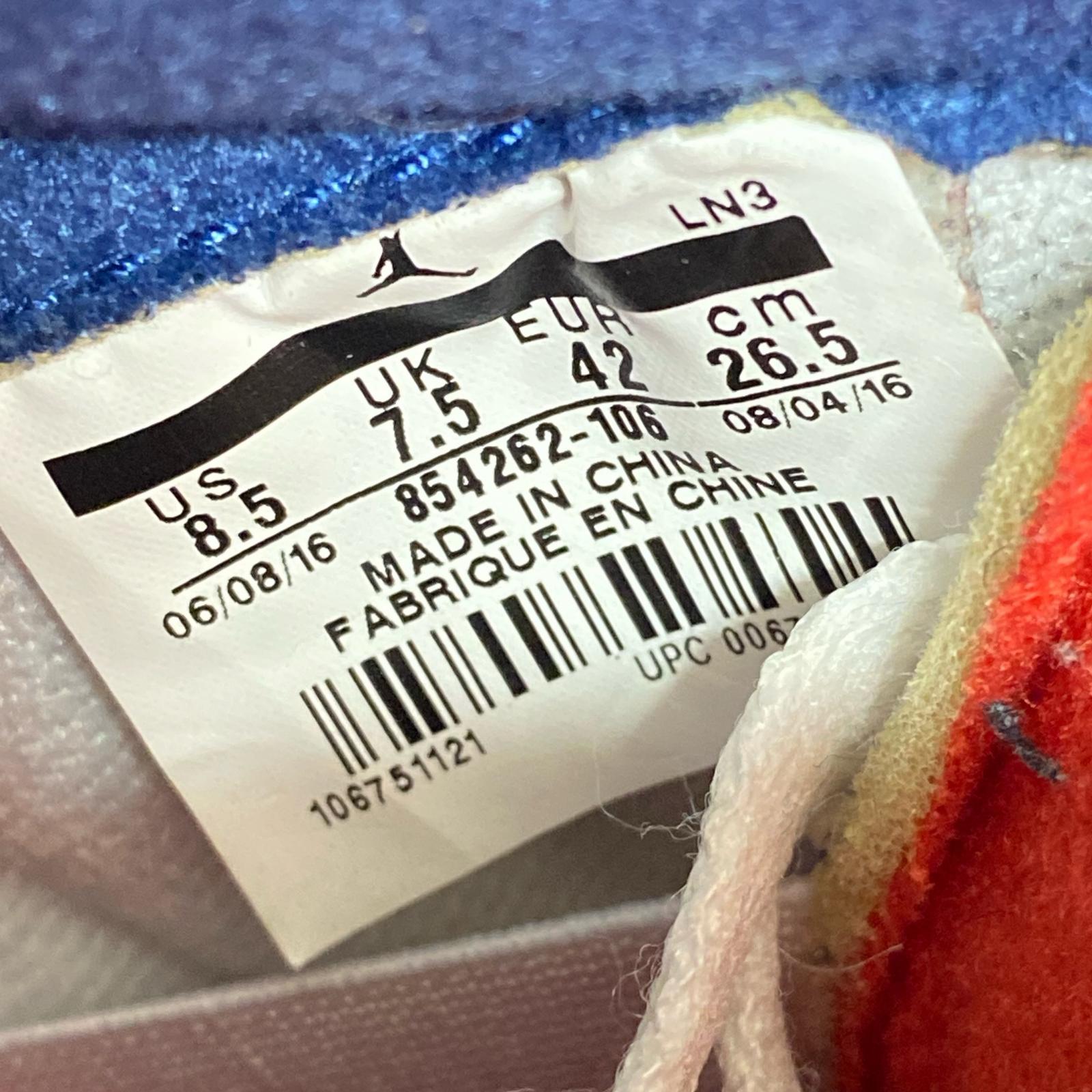 スニーカー AIR JORDAN 3 RETRO TRUE BLUE (26.5) 854262-106 26.5cm (US8 1/2 UK8 EU43) ホワイト