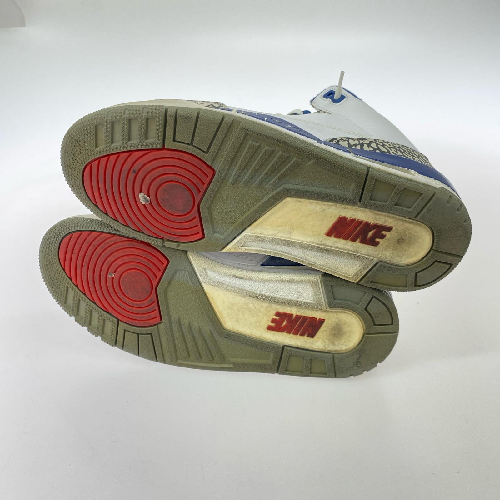 スニーカー AIR JORDAN 3 RETRO TRUE BLUE (26.5) 854262-106 26.5cm (US8 1/2 UK8 EU43) ホワイト