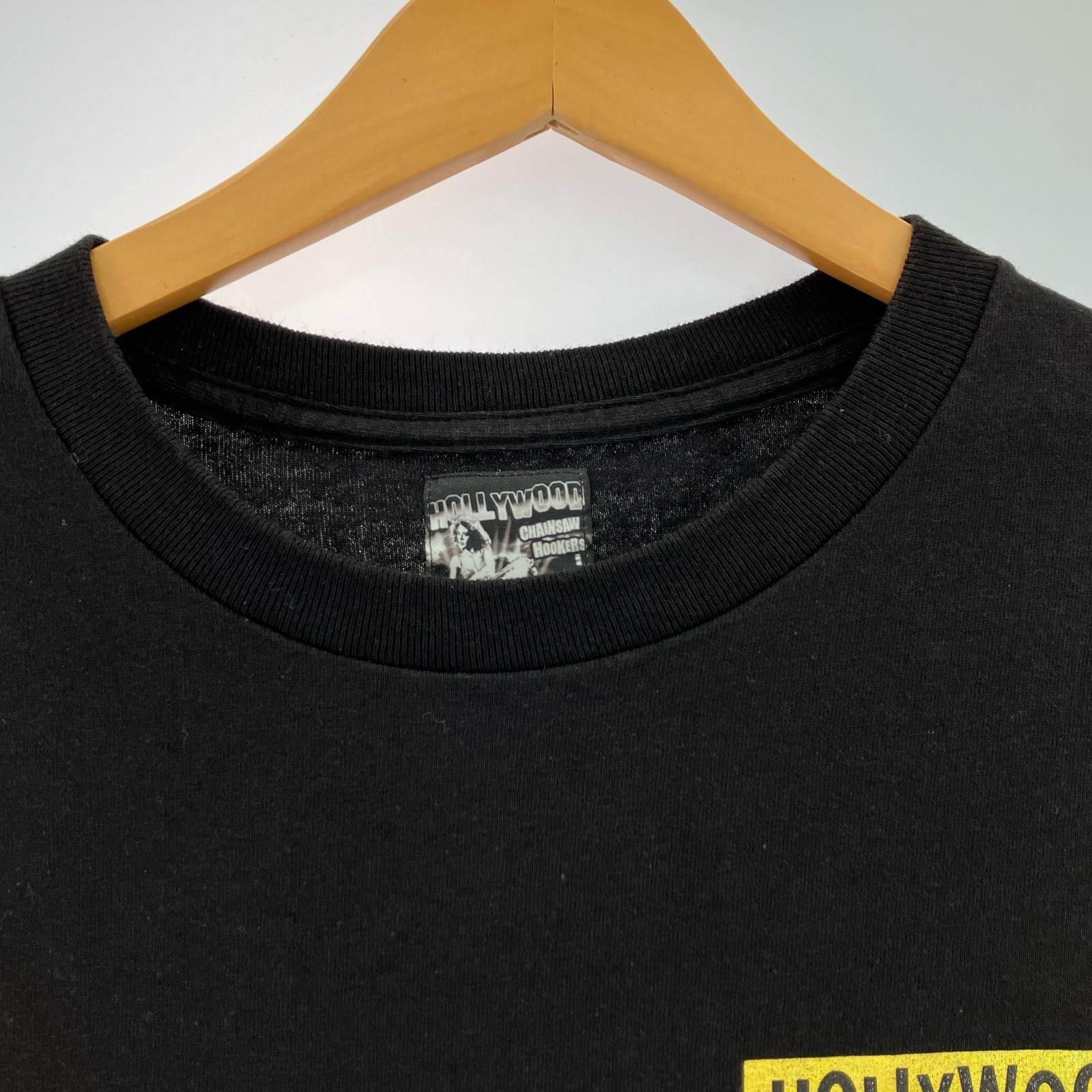 半袖Tシャツ × HOLLYWOOD CHAINSAW HOOKERS (M) M ブラック