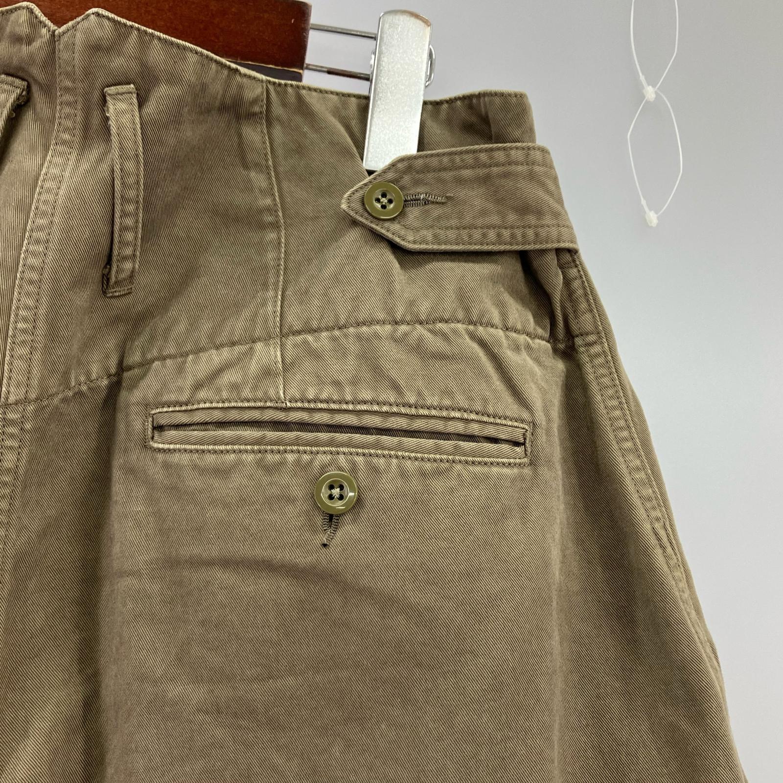 パンツ KATHARINE HAMNETT×YOKE Organic Cotton Wide-leg Work Pants (W34) カーキ