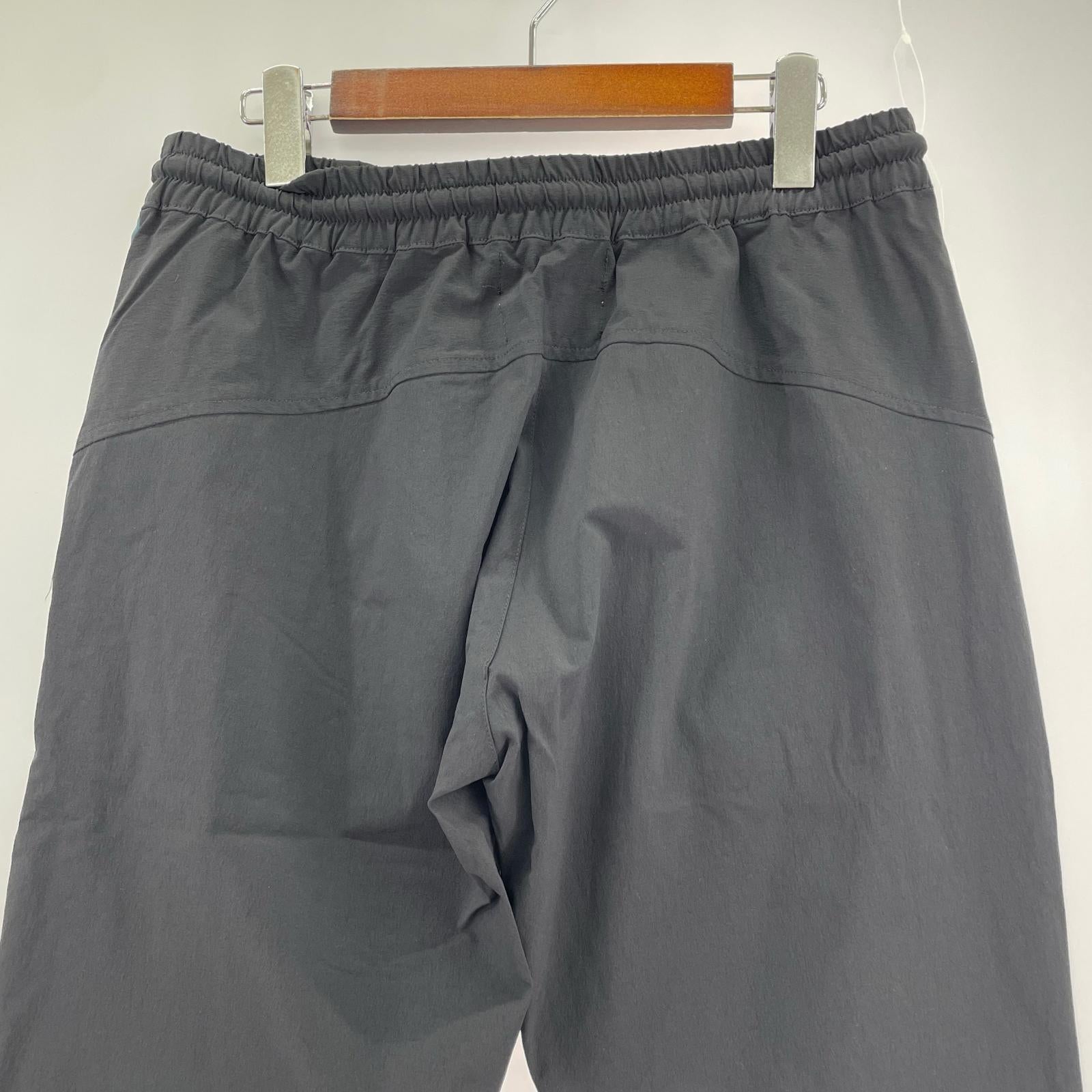 パンツ kappa ナイロンパンツ 黒 (M) M ブラック