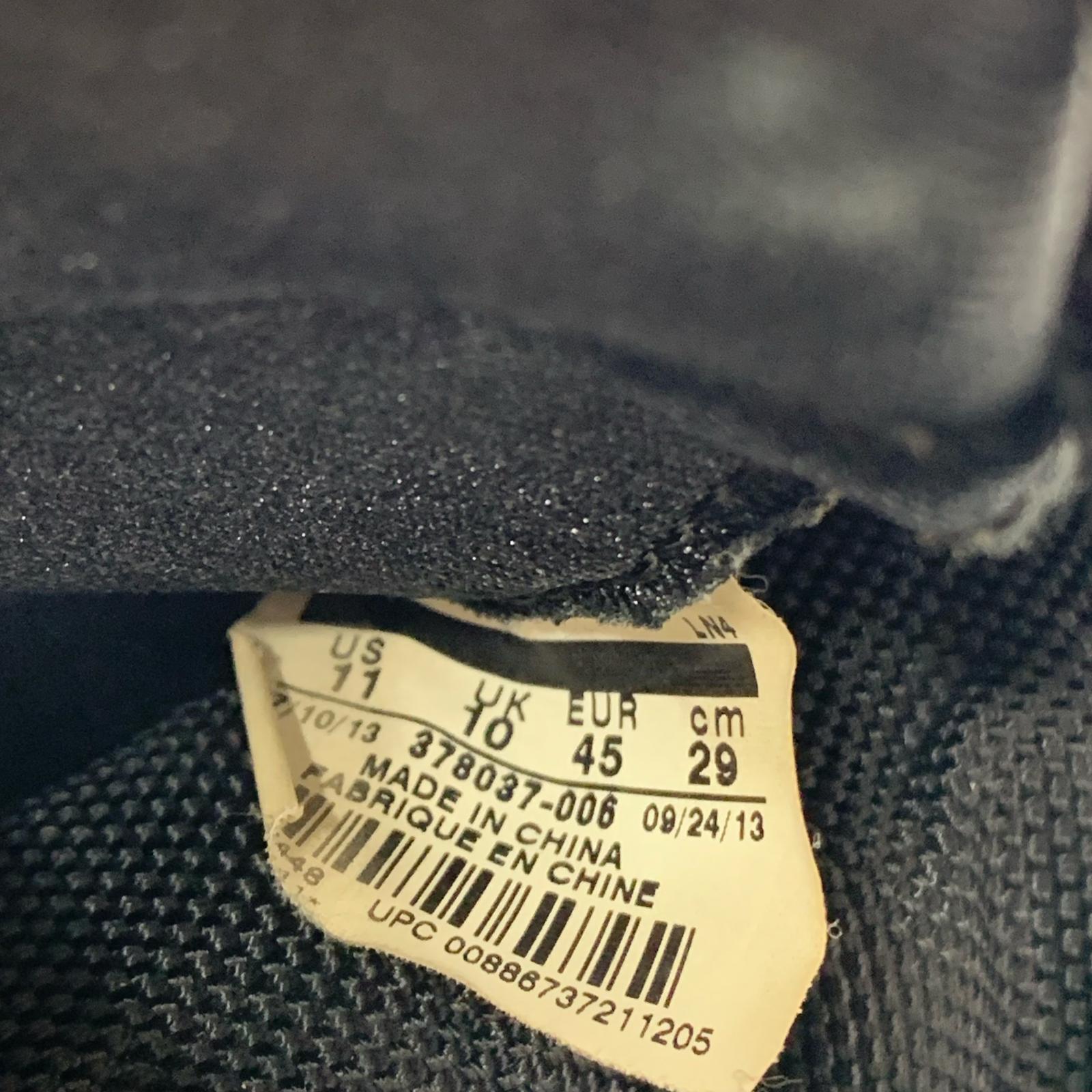 スニーカー 2013 AIR JORDAN 11 RETRO GAMMA BLUE 29cm (US11 UK10 1/2 EU48) ブラック