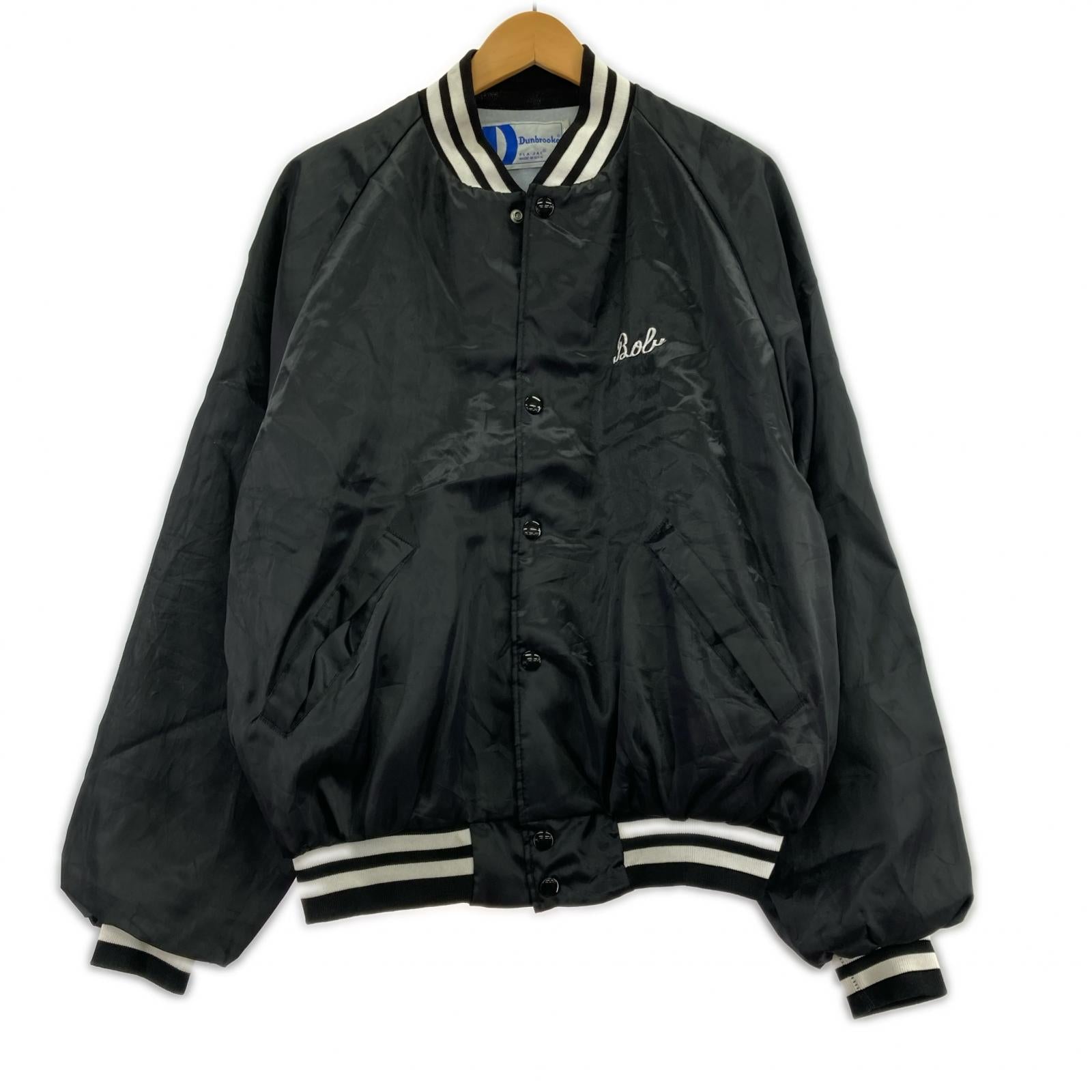 ジャケット Dunbrooke USA製 90s スタジャン L ブラック