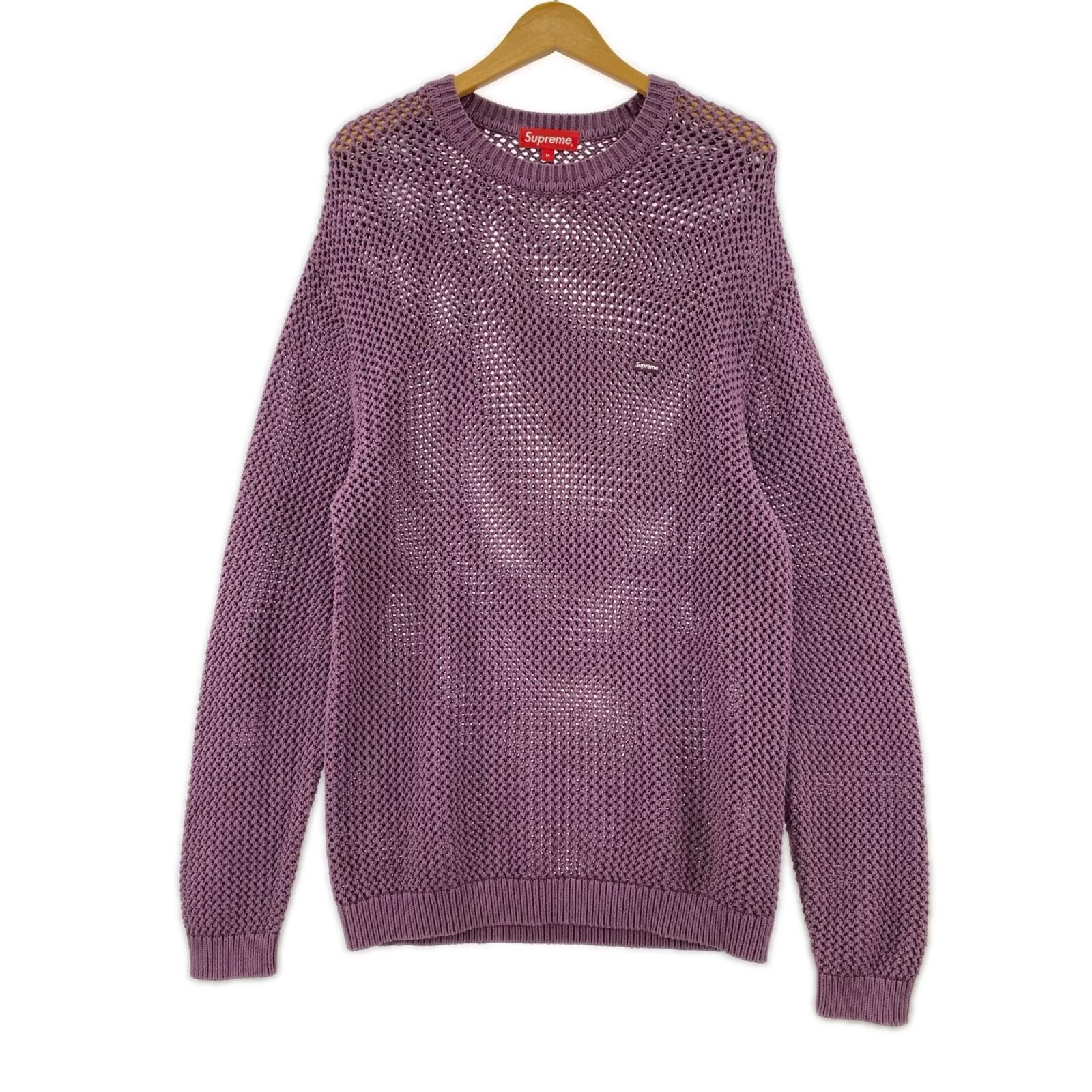 ニット 22SS オープンニット 紫 (M) M