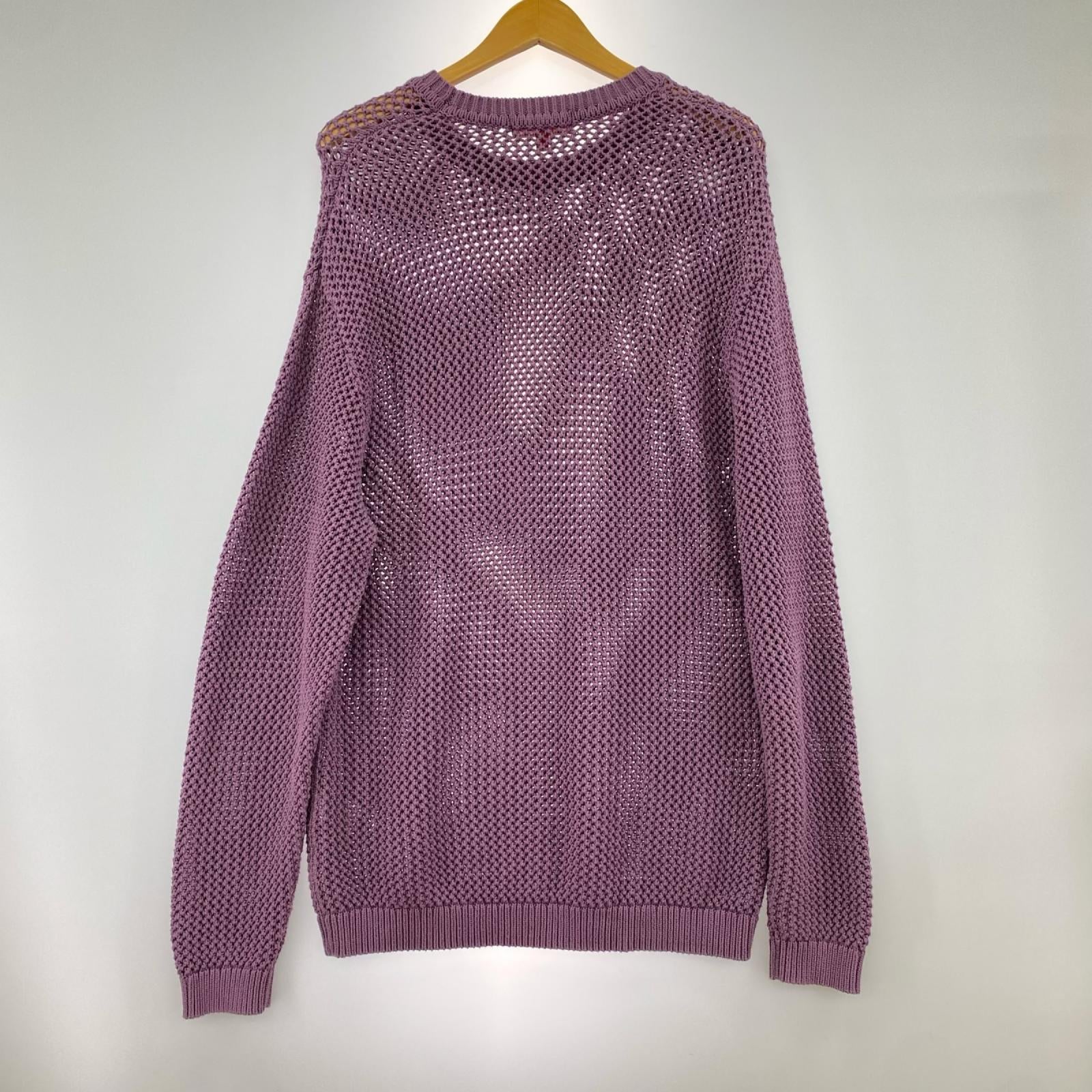 ニット 22SS オープンニット 紫 (M) M