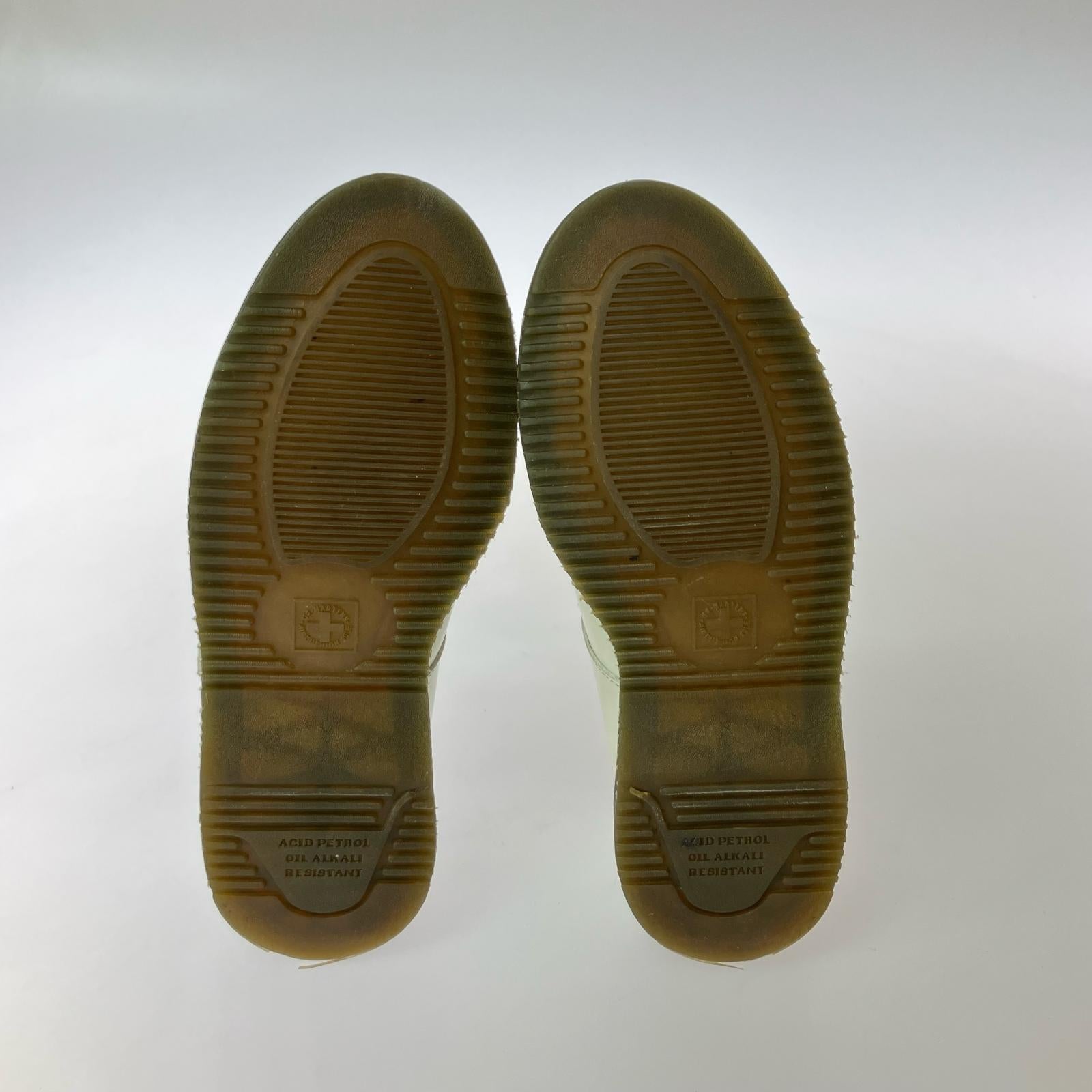 シューズ ×Dr.Martens レザーベルト メリージェーン 7 ホワイト
