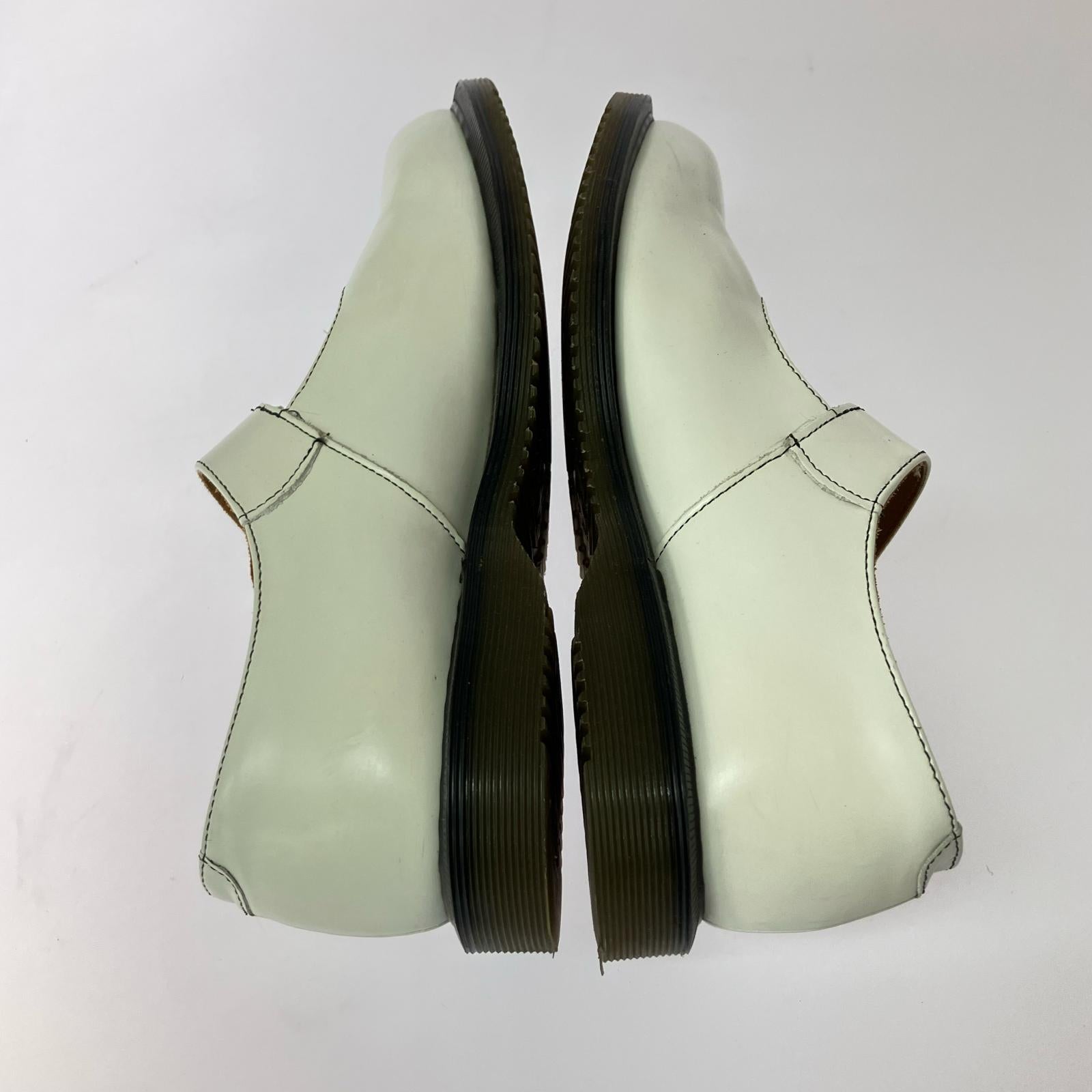シューズ ×Dr.Martens レザーベルト メリージェーン 7 ホワイト