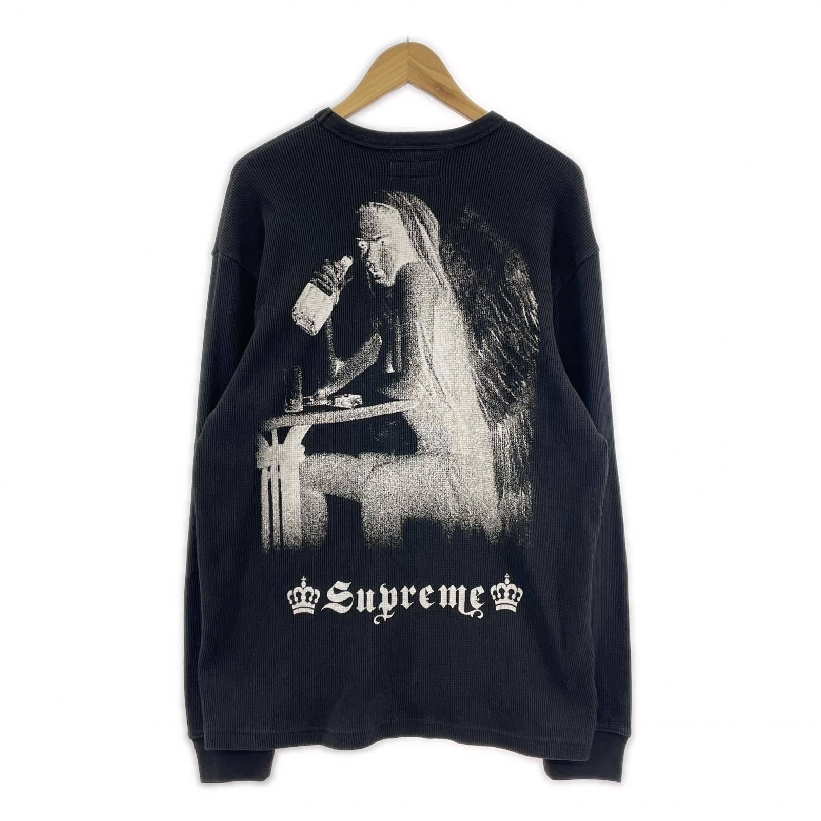 長袖Tシャツ Supreme Angel Thermal 25FW M ブラック