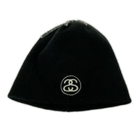 ニットキャップ EXPOSED STITCH SKULLCAP ブラック