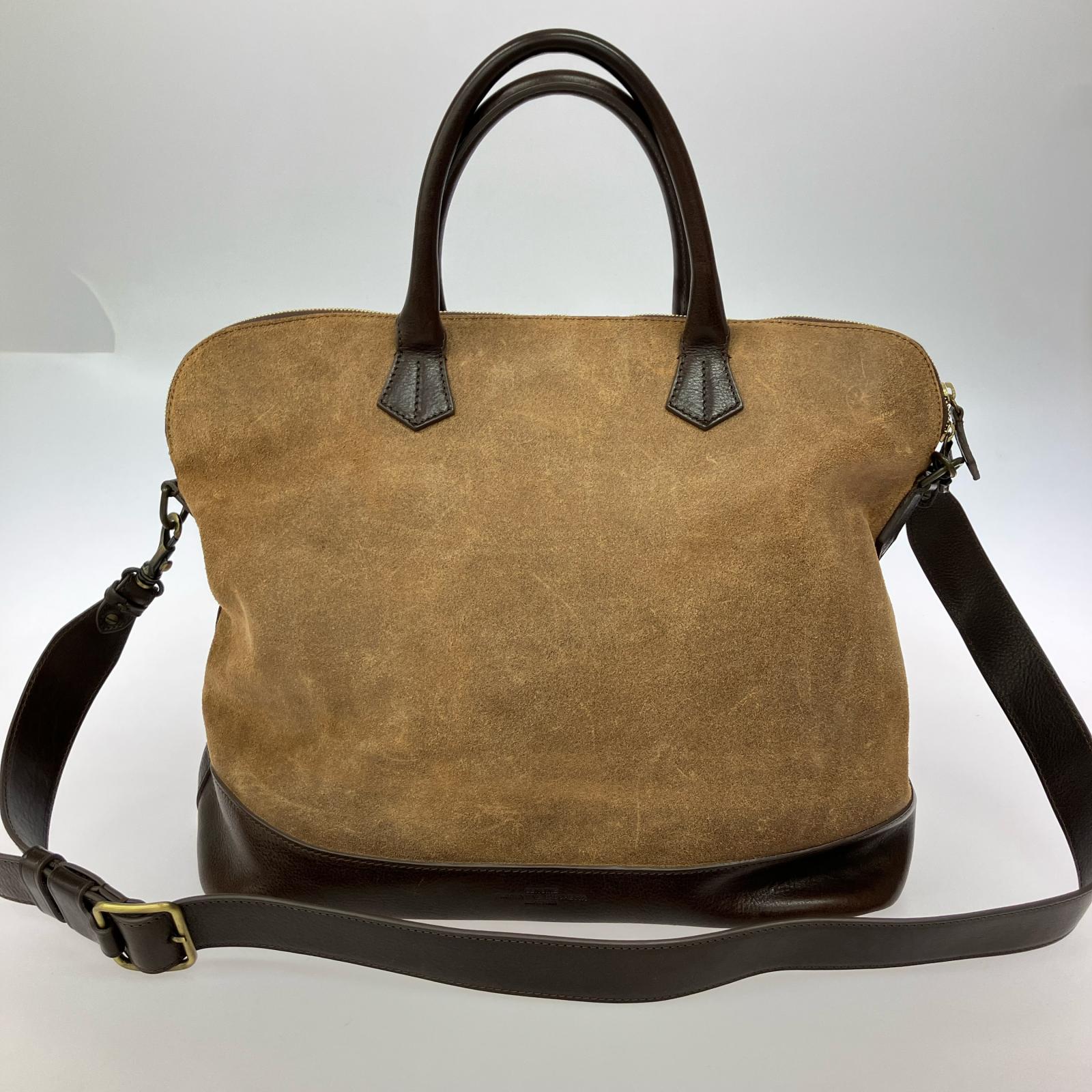 ショルダーバッグ BOLDRINI SELLERIA キャンバス トートバッグ BRW ブラウン