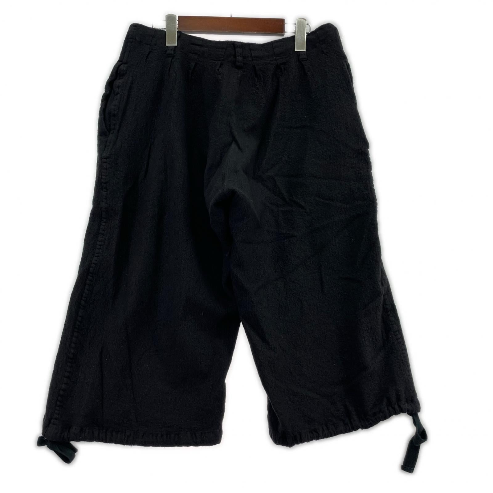 パンツ POUR HOOME WOOL SHORT BALLOON PANTS (3) S ブラック
