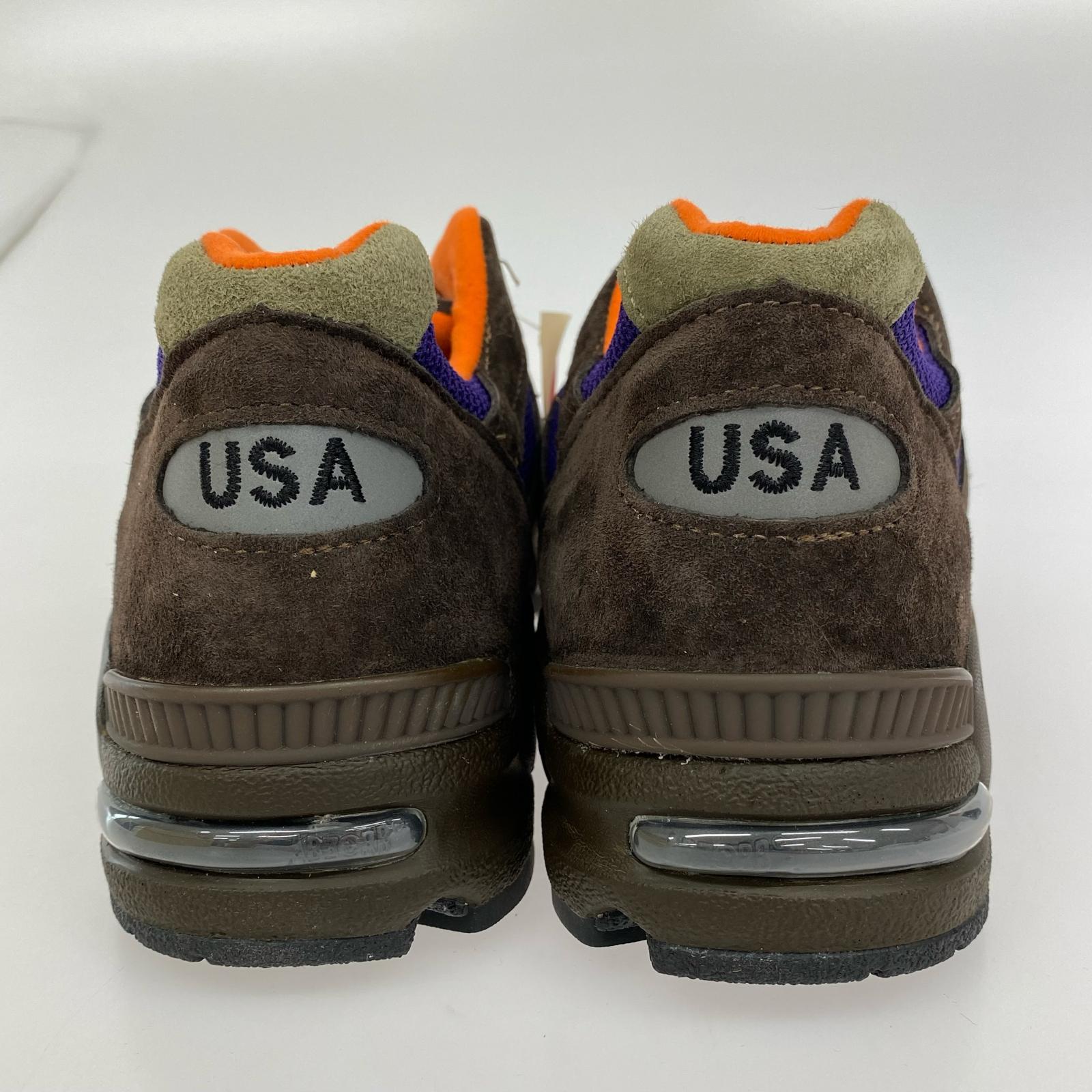 スニーカー 990V2 Brown/Purple/Orange 27.5cm (US9 1/2 UK9 EU45) ブラウン