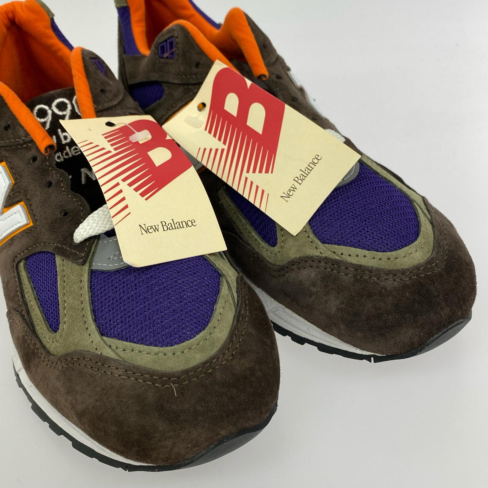 スニーカー 990V2 Brown/Purple/Orange 27.5cm (US9 1/2 UK9 EU45) ブラウン