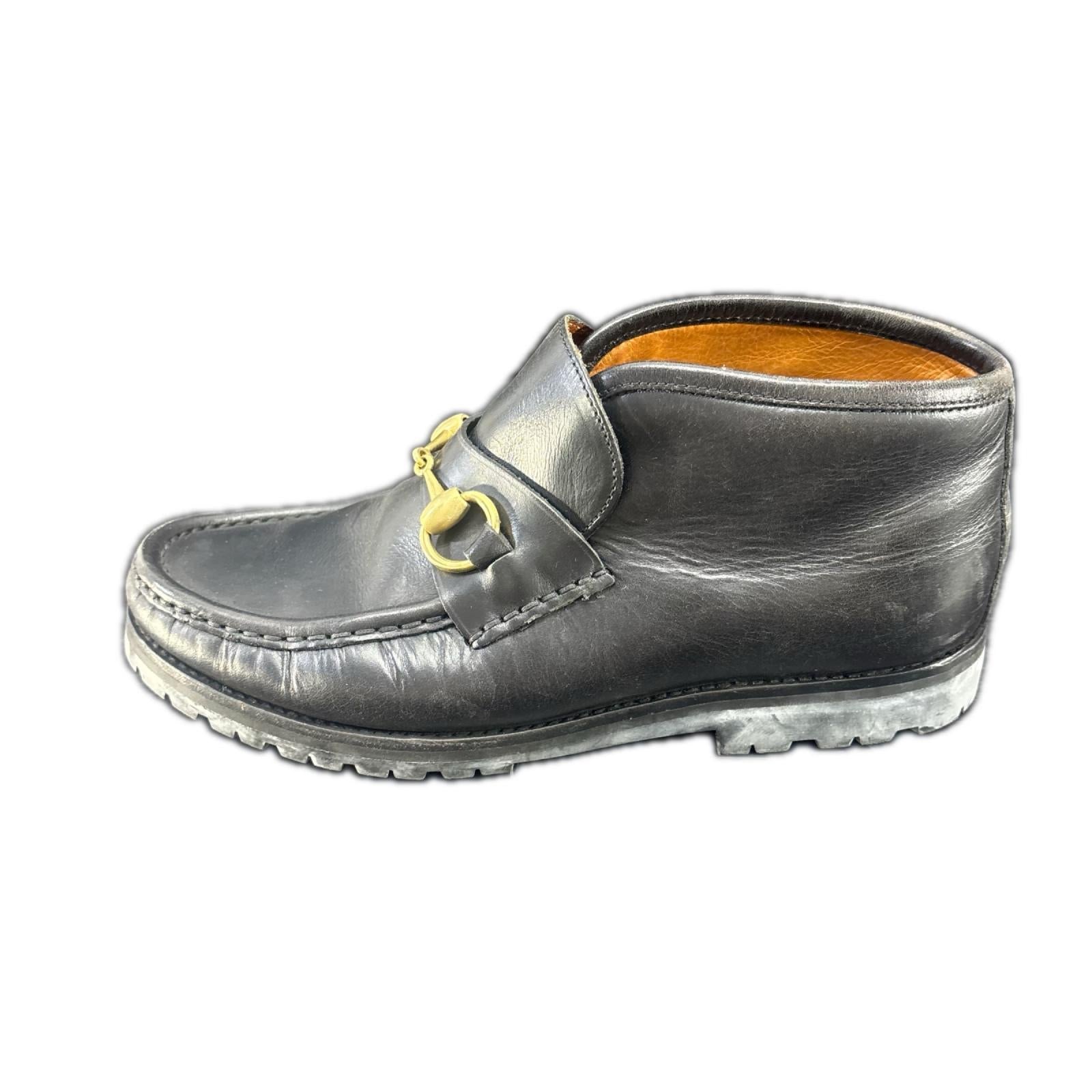 ホースビットモカシン レザー 黒 36(1/2)